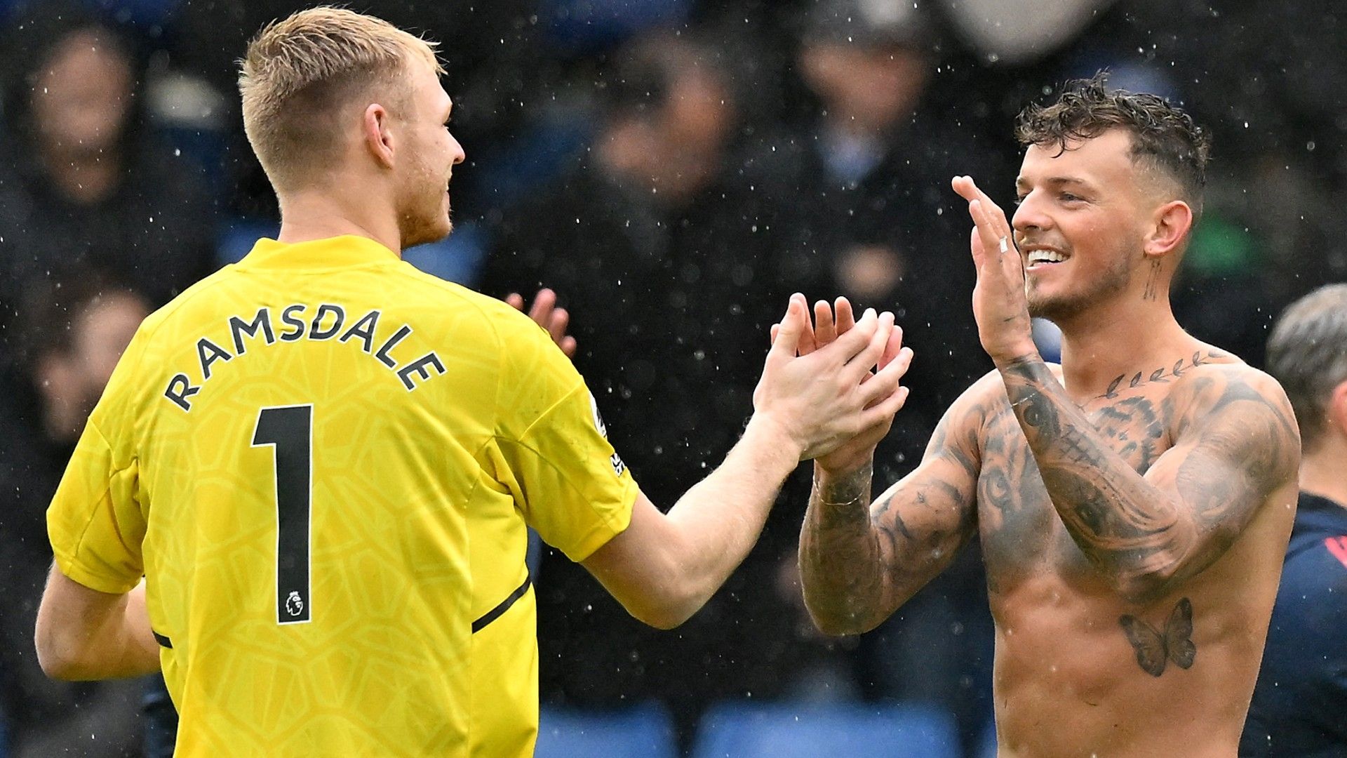 Aaron Ramsdale Ben White Arsenal 2022-23