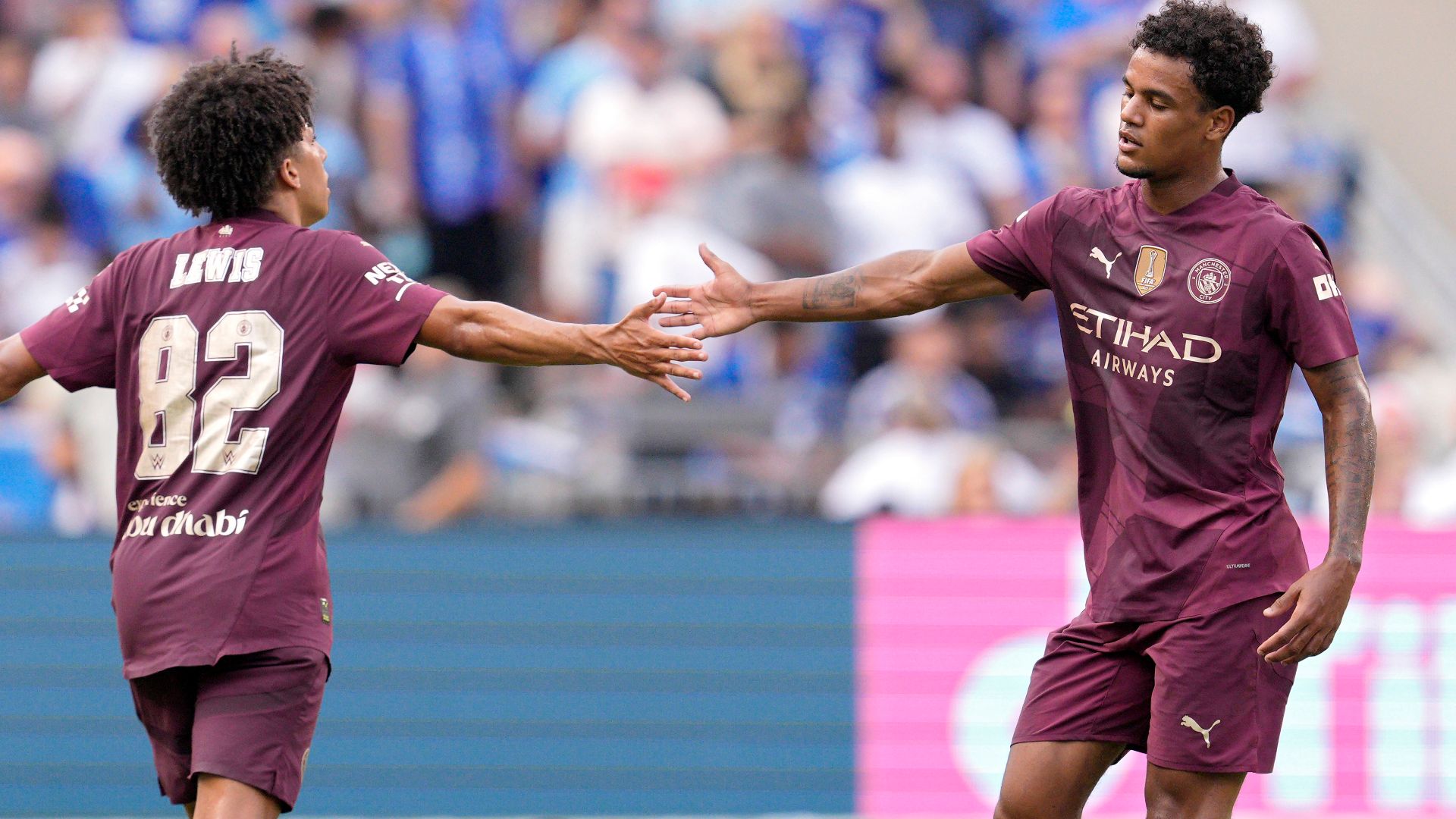 Oscar Bobb Rico Lewis Manchester City 2024-25