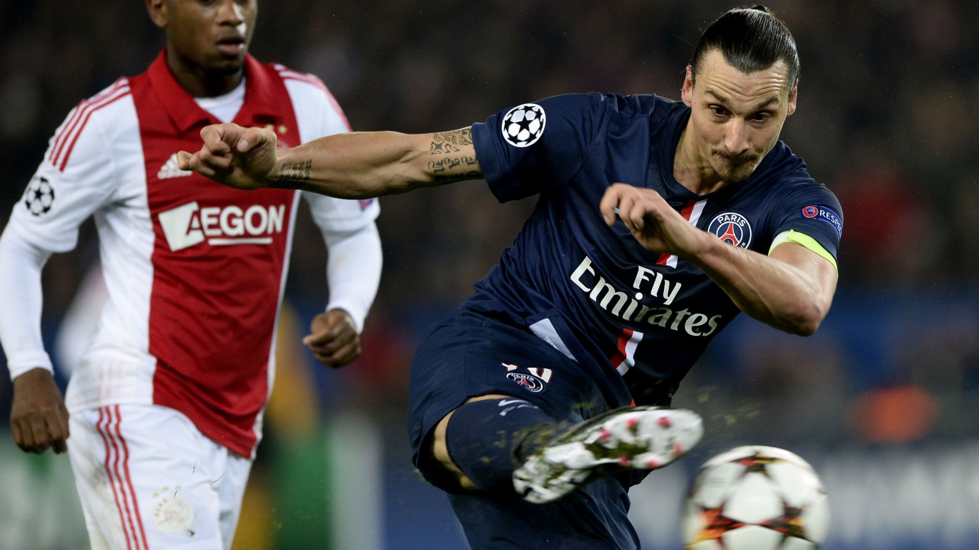 Zlatan Ibrahimovic PSG Ajax 11252014
