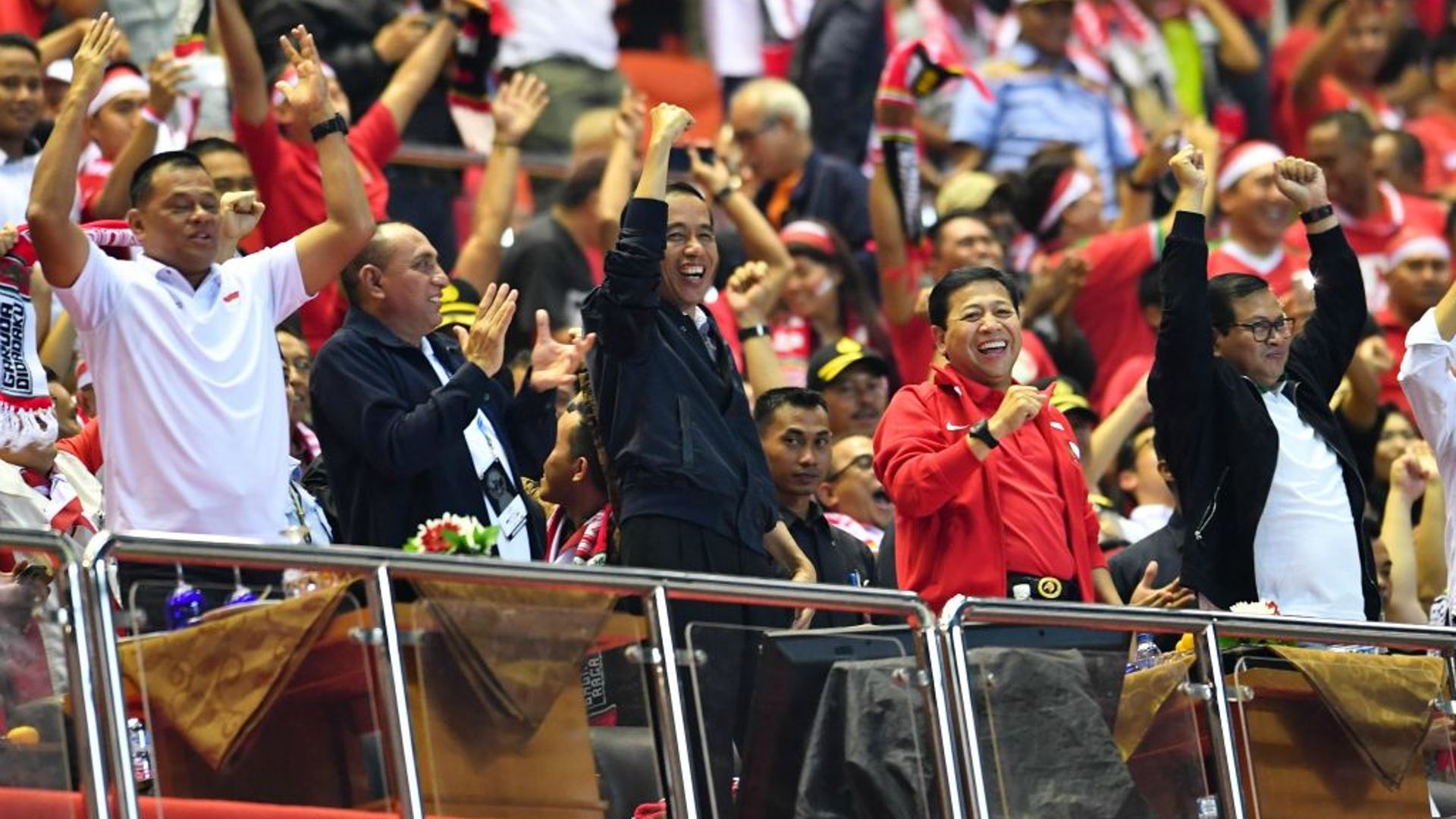 Presiden Indonesia Joko Widodo - Indonesia vs Vietnam AFF Suzuki Cup 2016