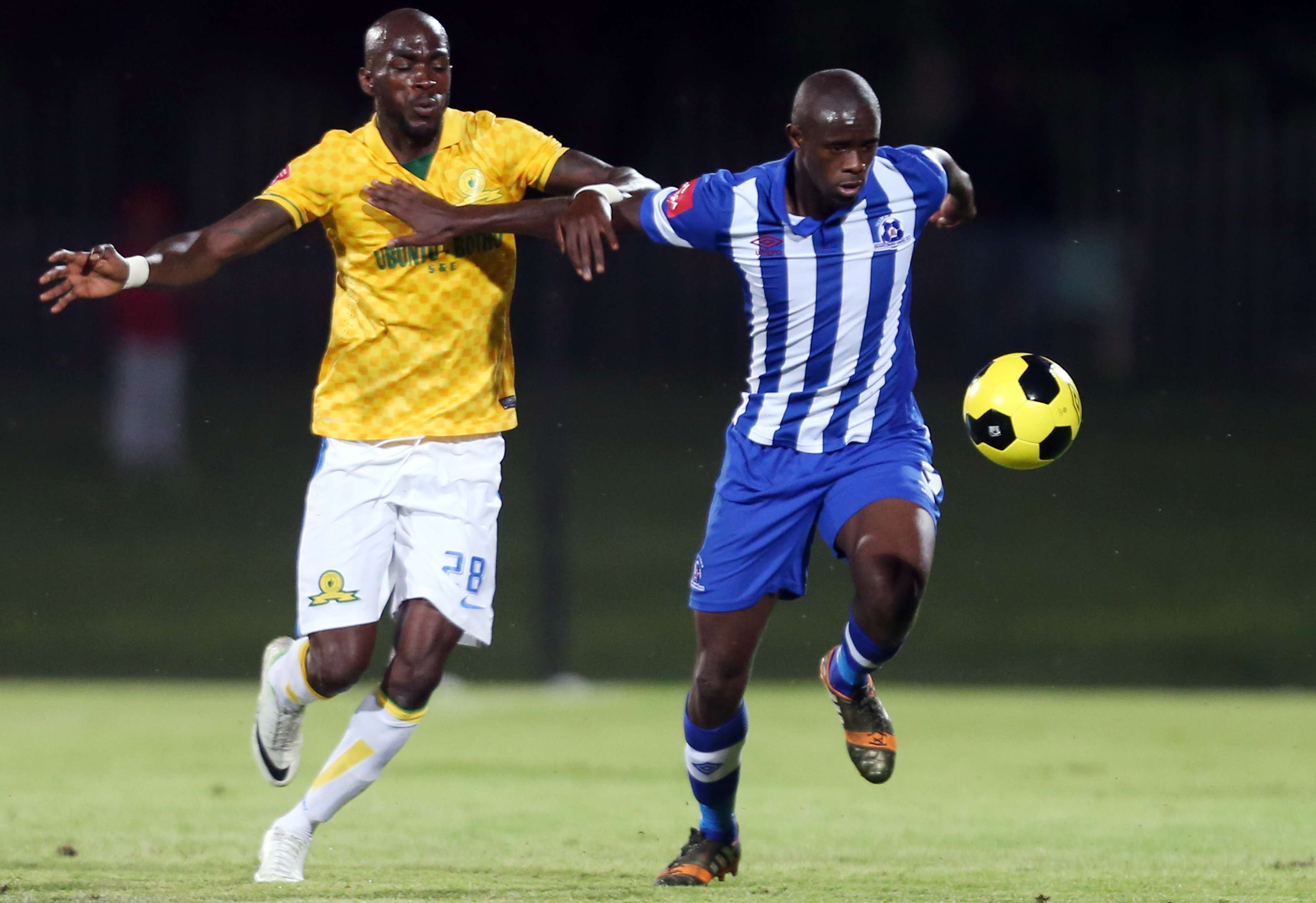 Kwanda Mngonyama and Anthony Laffor - Maritzburg United and Sundowns