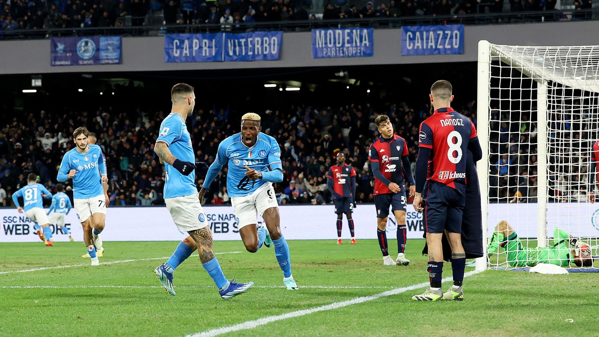 Osimhen Napoli Cagliari