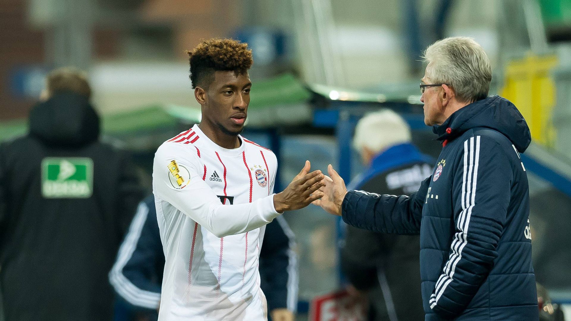 *GER ONLY* Jupp Heynckes Kingsley Coman FC Bayern