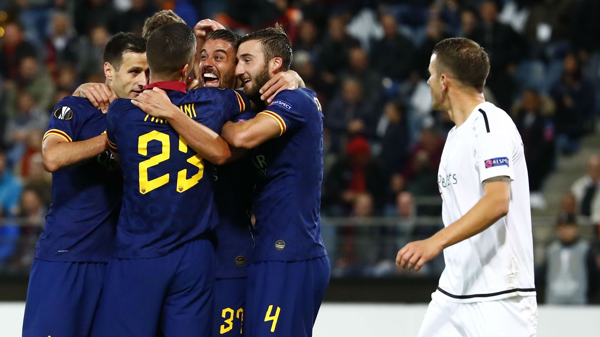 Spinazzola Wolfsberger Roma Europa League