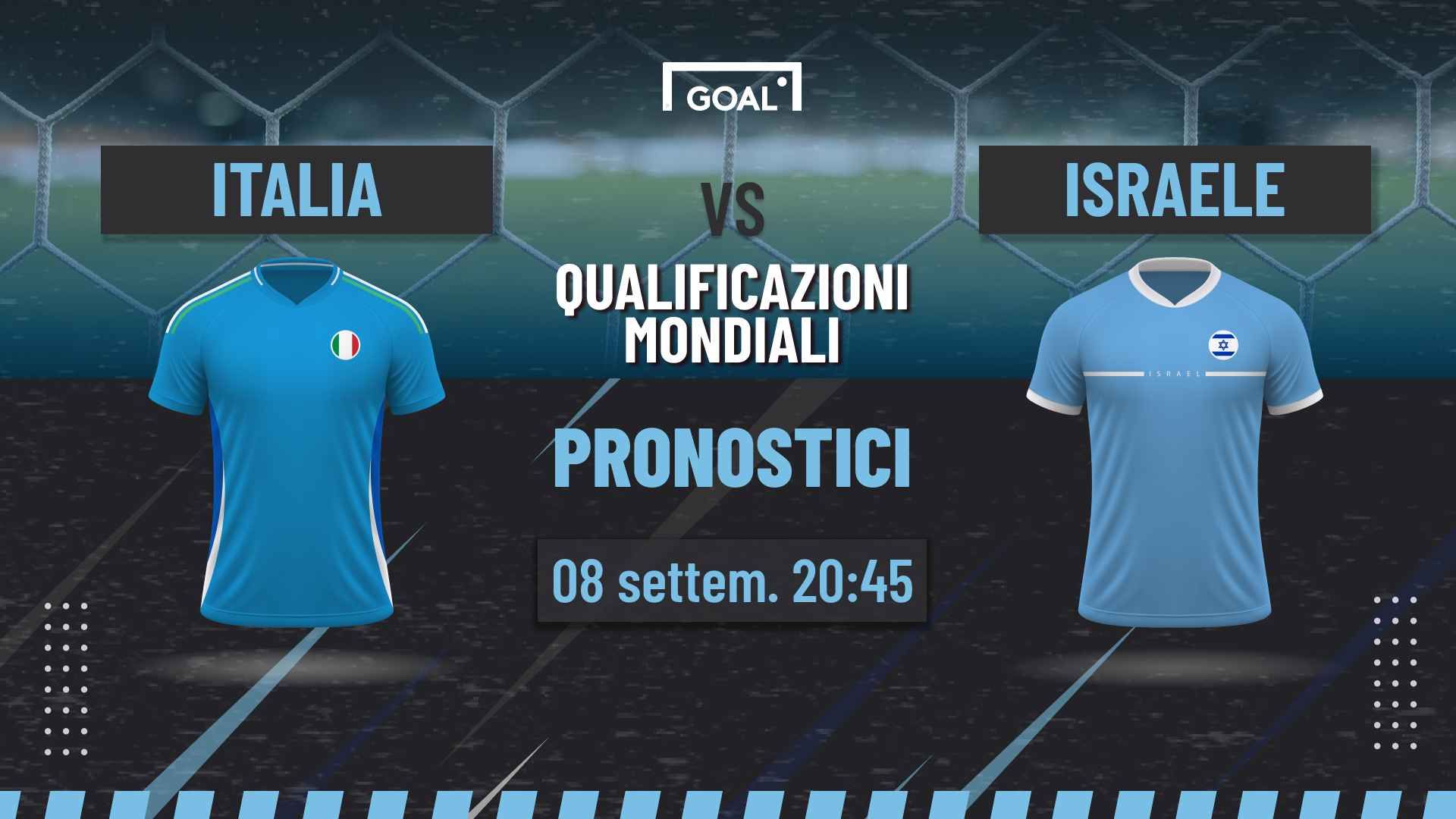 pronostici Israele - Italia