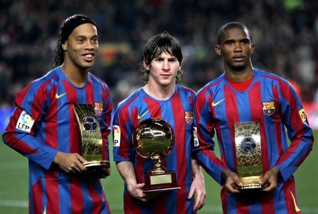 Ronaldinho Messi Eto'o