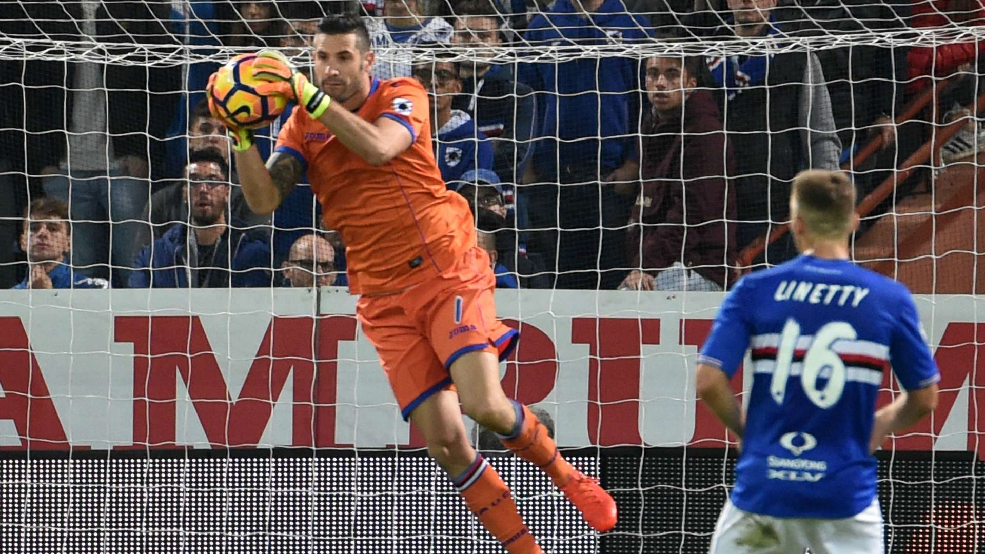 Christian Puggioni Sampdoria Inter Serie A 30102016