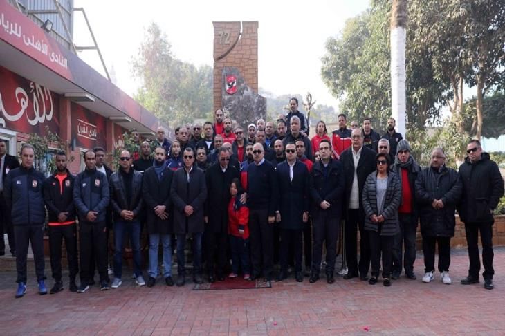 الأهلي يحيي الذكرى السابعة لضحايا بورسعيد