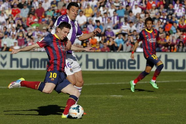 JESUS RUEDA LIONEL MESSI VALLADOLID BARCELONA LA LIGA 03082014