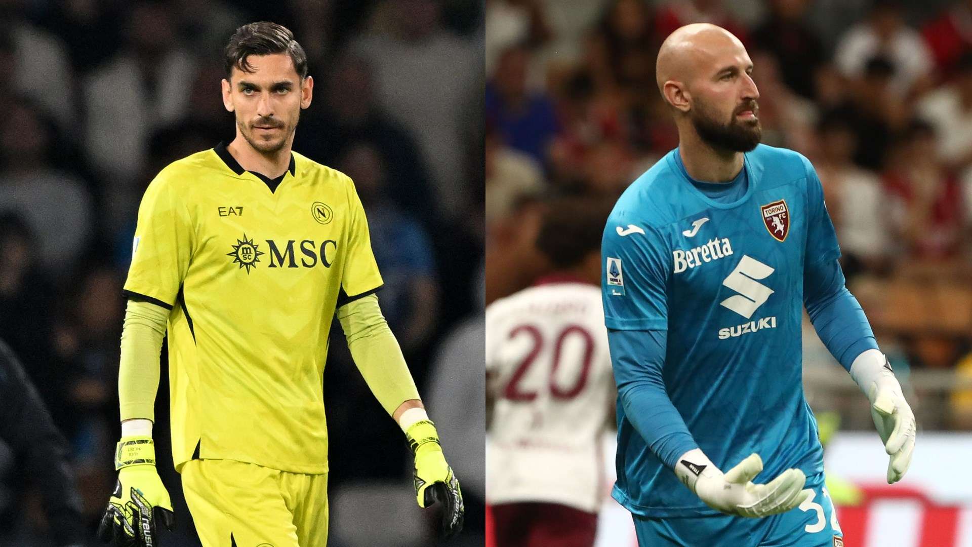 Alex Meret Vanja Milinkovic Savic Napoli