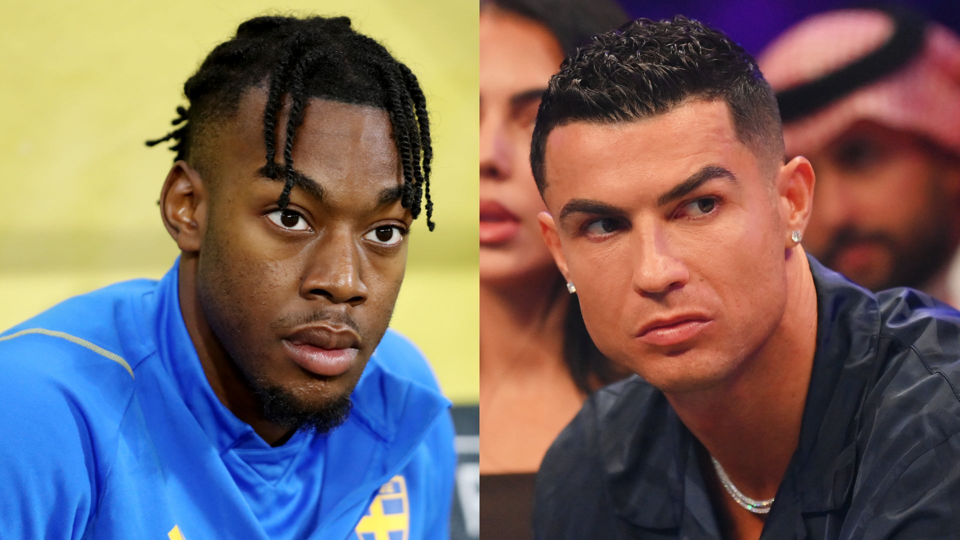 Anthony Elanga Cristiano Ronaldo split 