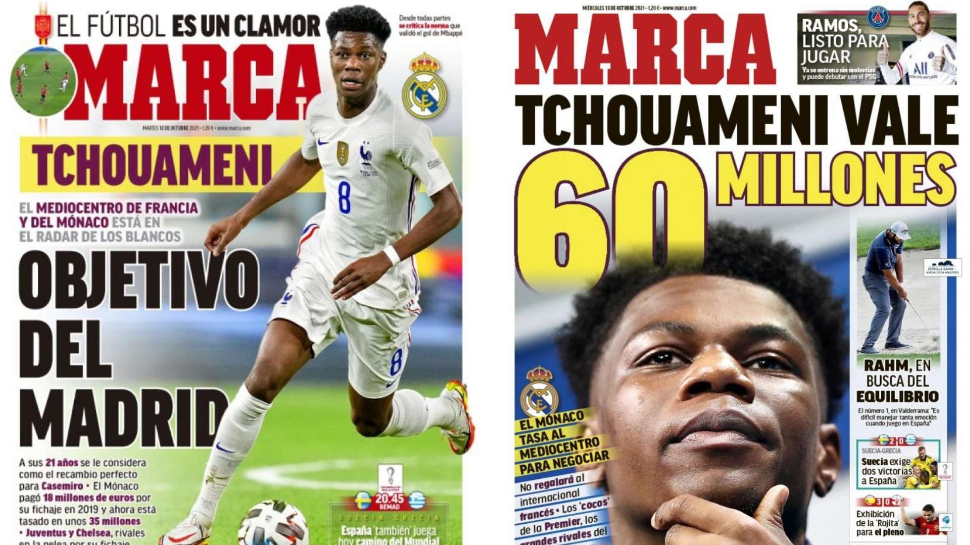 Unes Portadas Primeras Marca Tchouaméni