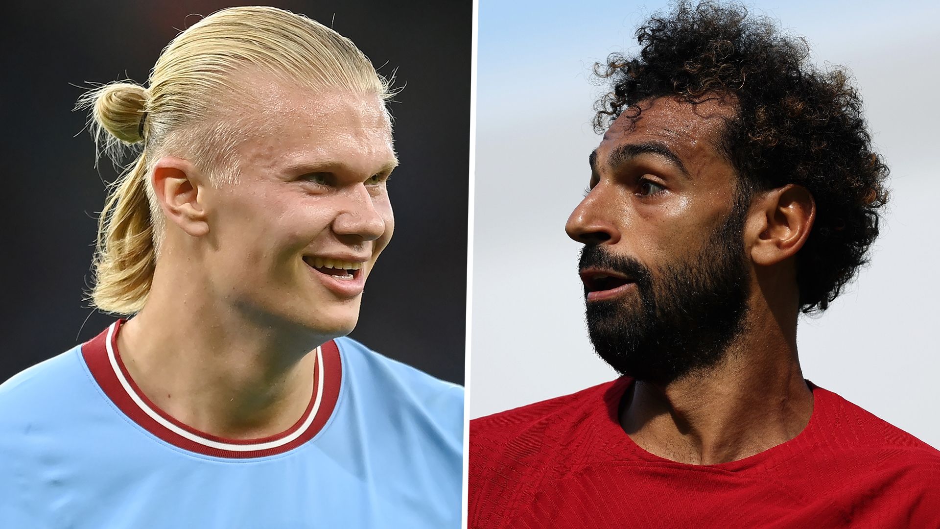 Erling Haaland Mohamed Salah