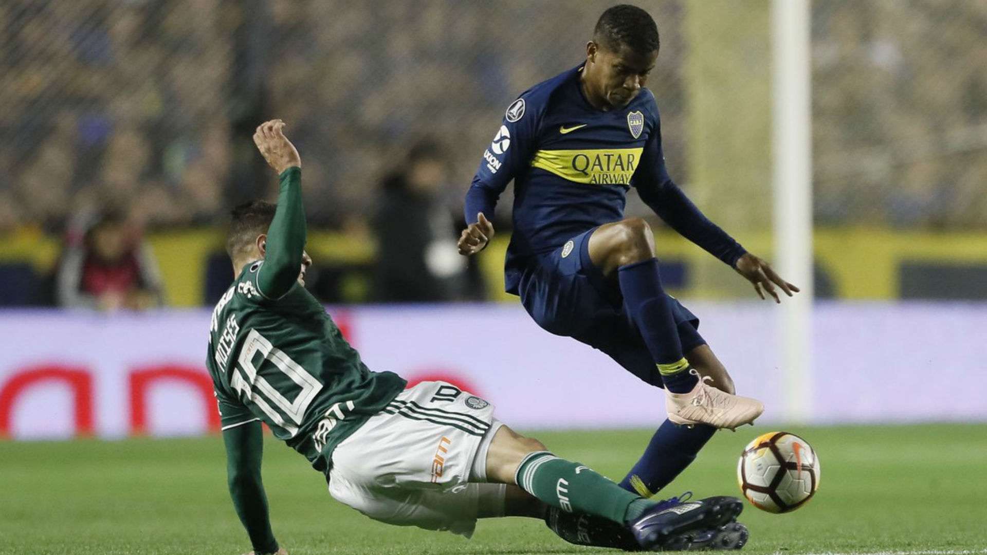 Moises Wilmar Barrios Boca Palmeiras Copa Libertadores Semifinal Ida 24102018