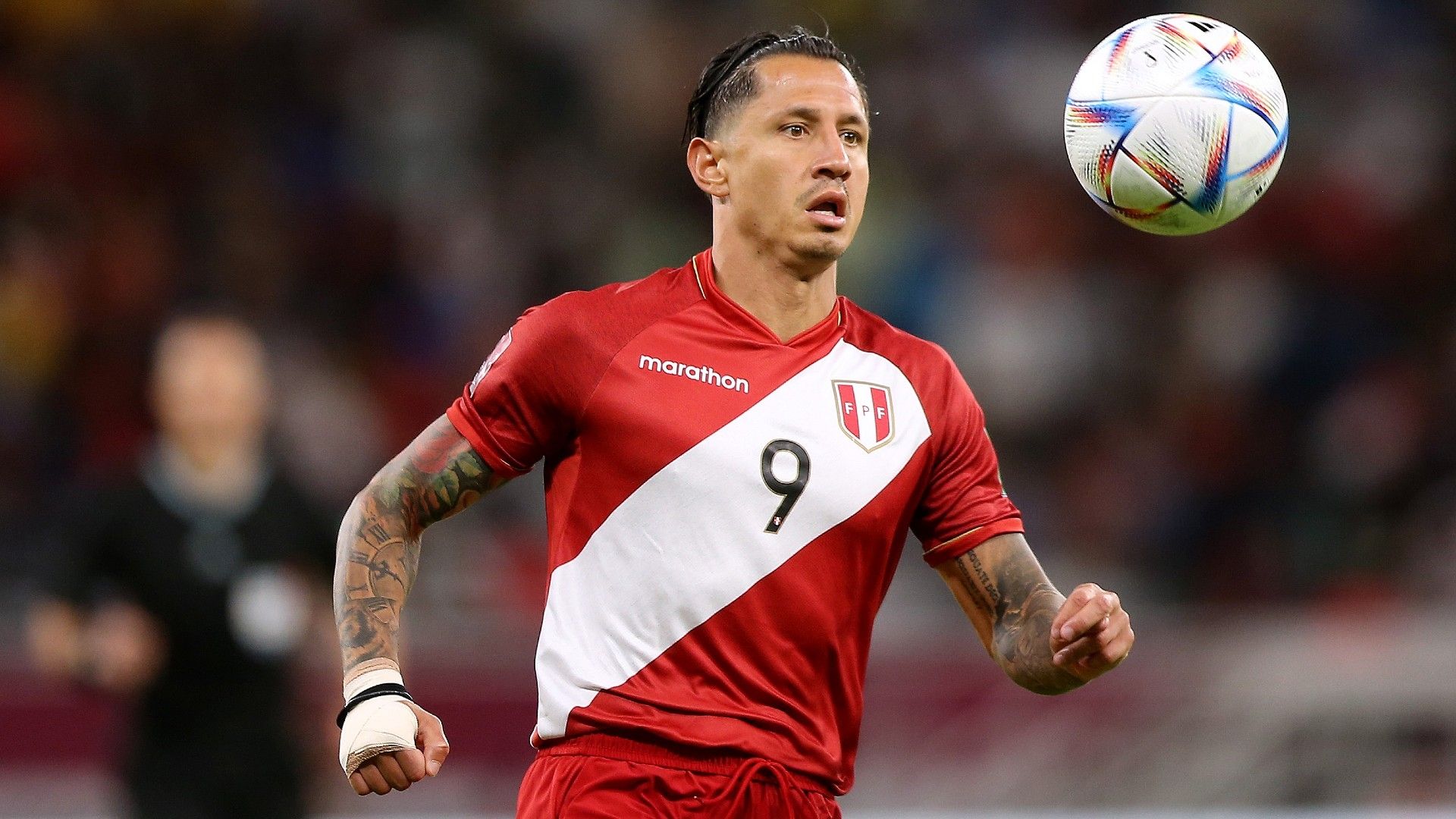 Gianluca Lapadula of Peru
