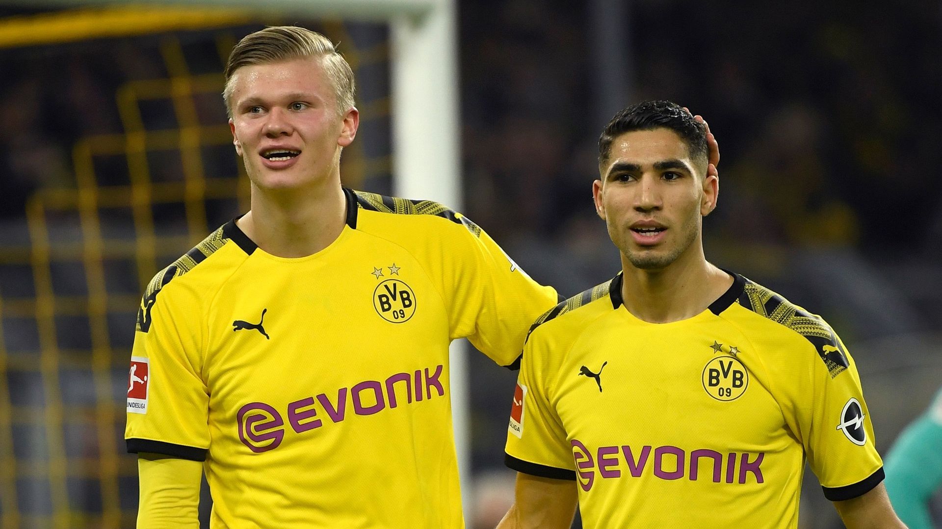 Achraf Hakimi Erling Haaland BVB Borussia Dortmund 14-02-2020