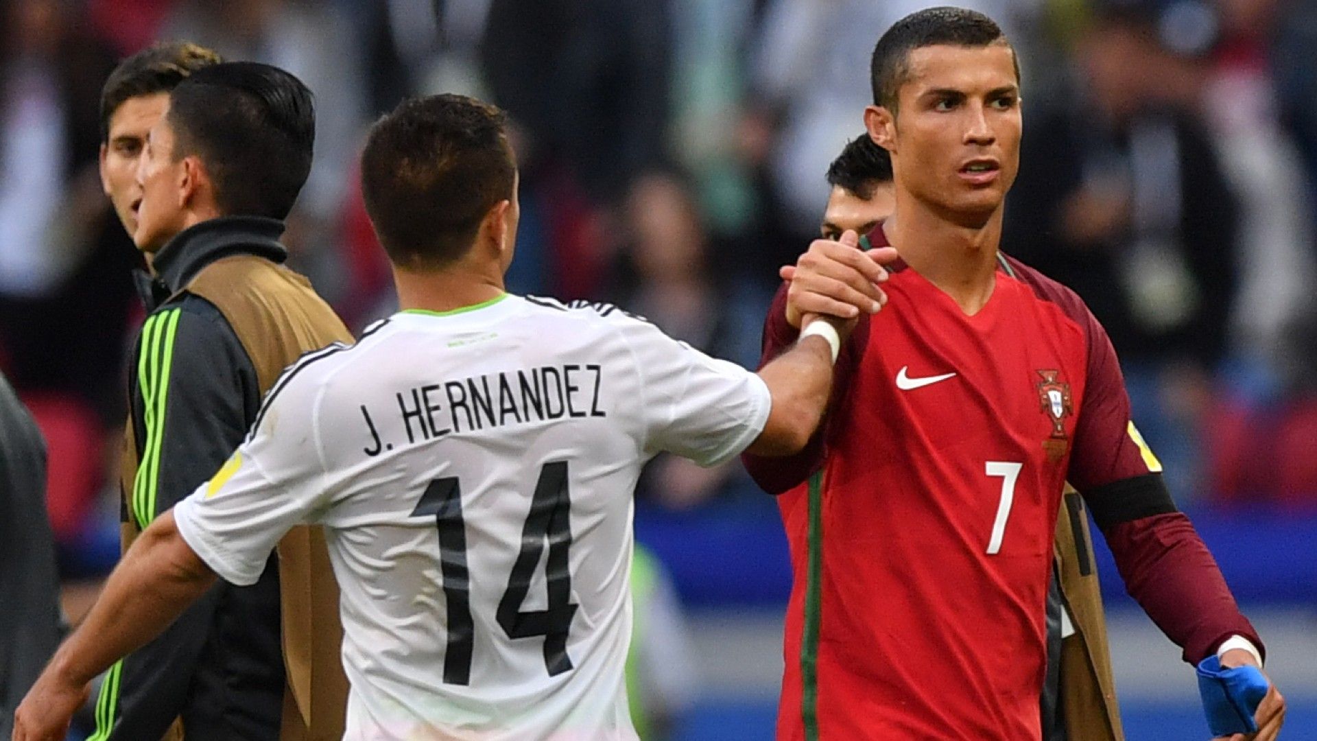 Cristiano Ronaldo Chicharito Hernández Copa Confederaciones 2017