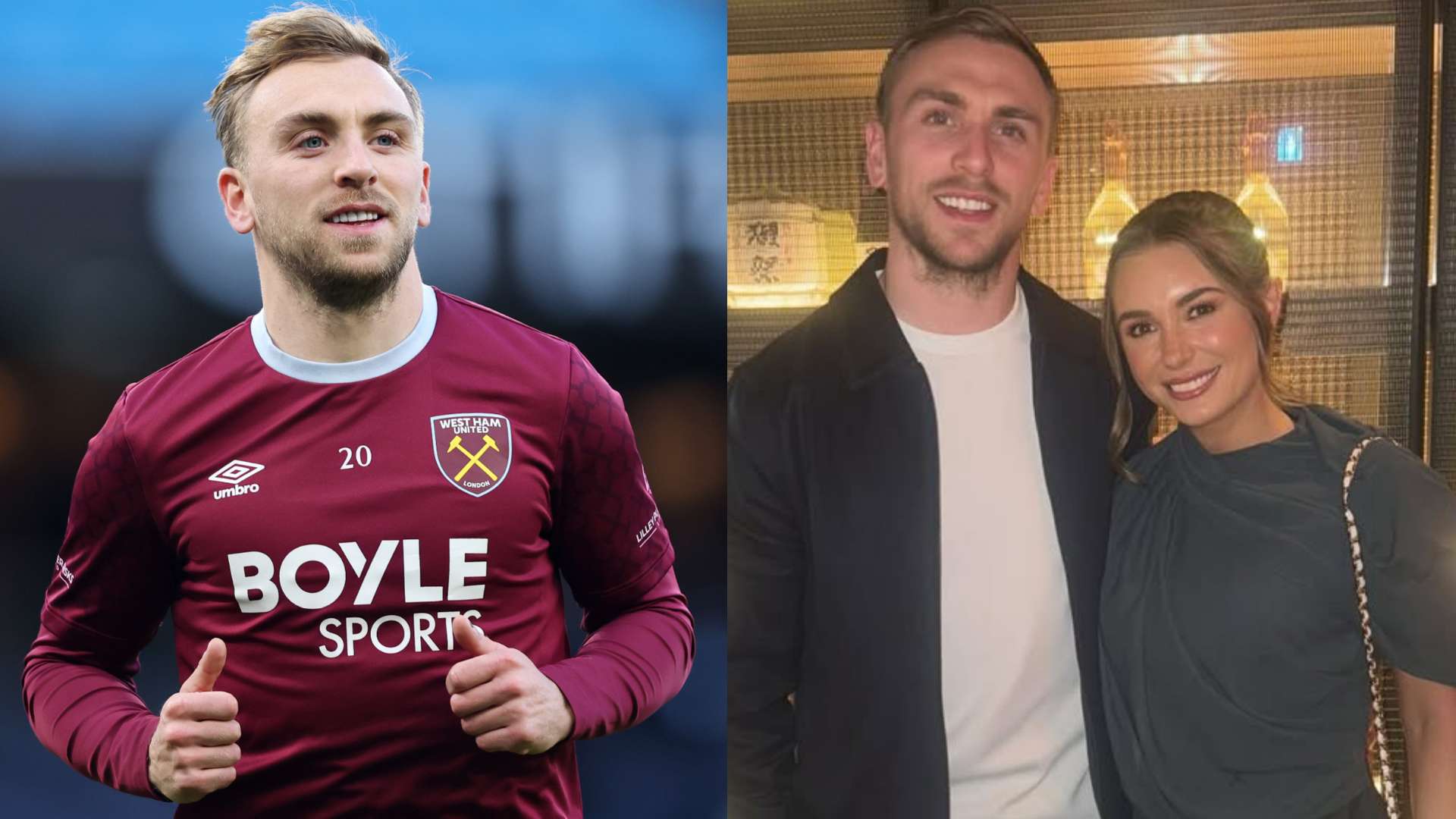 Jarrod Bowen Dani Dyer 2025