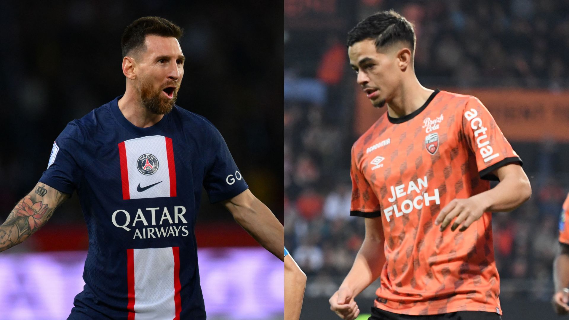 PSG Lorient Messi Faivre Ligue 1