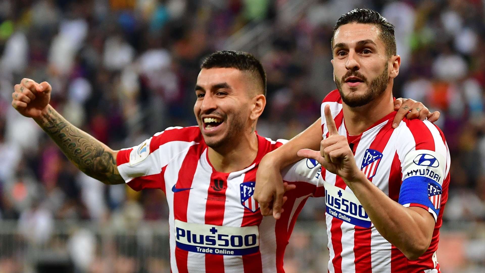 Angel Correa, Koke, Atletico Madrid