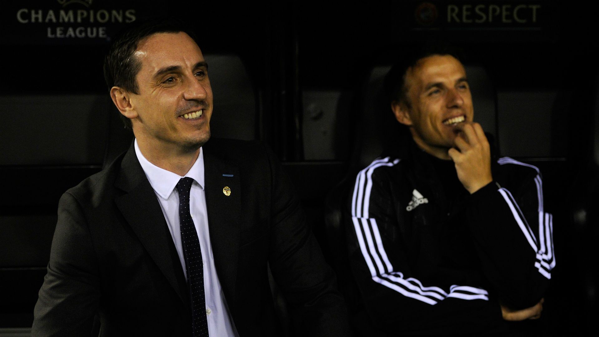 Gary Neville Phil Neville