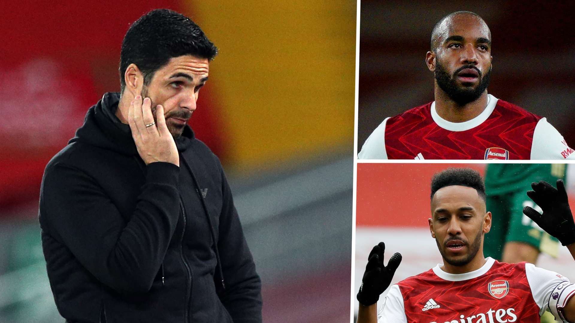 Arteta Lacazette Aubameyang