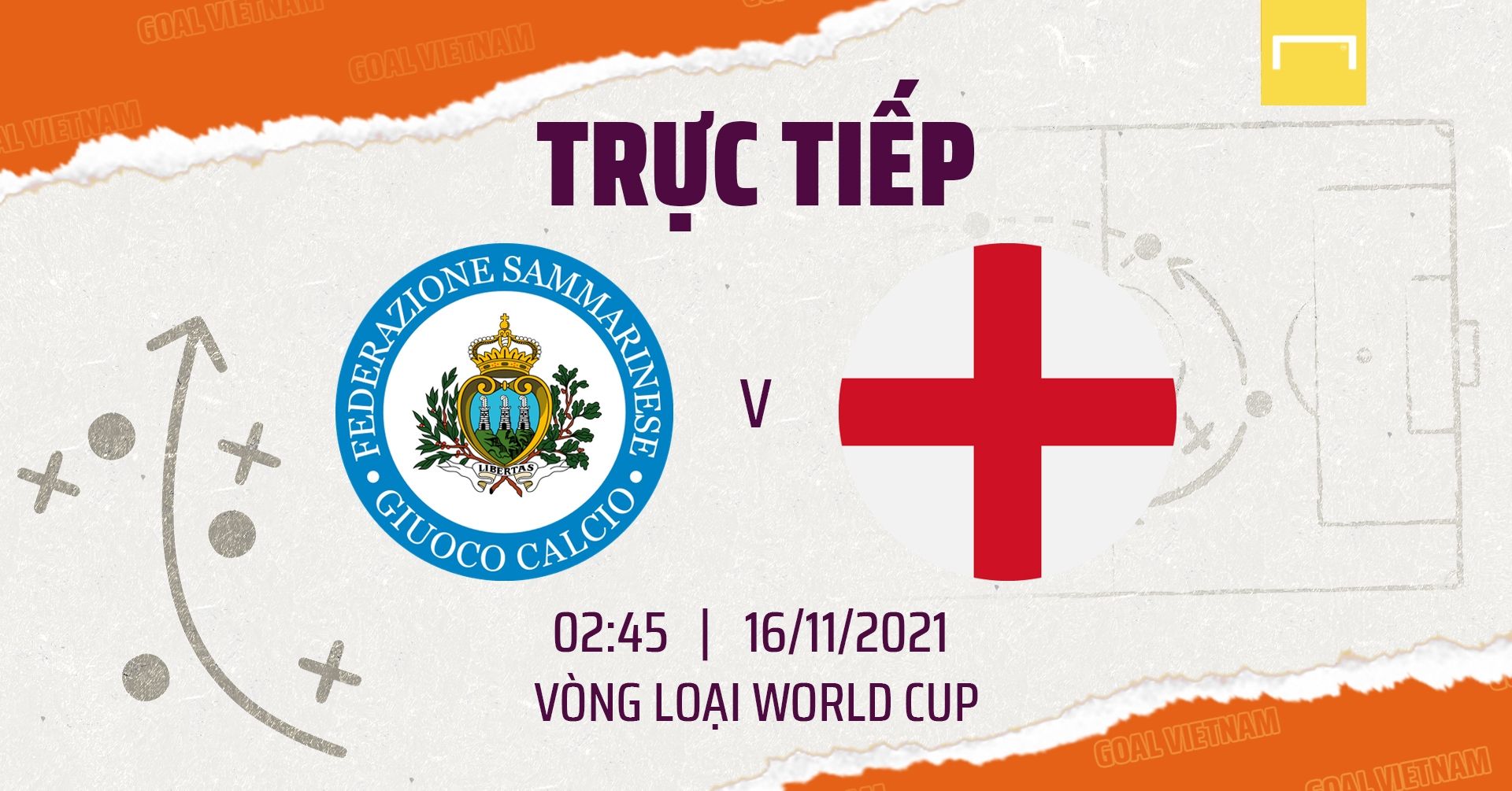 Live San Marino vs England WCQ 2022 GFX