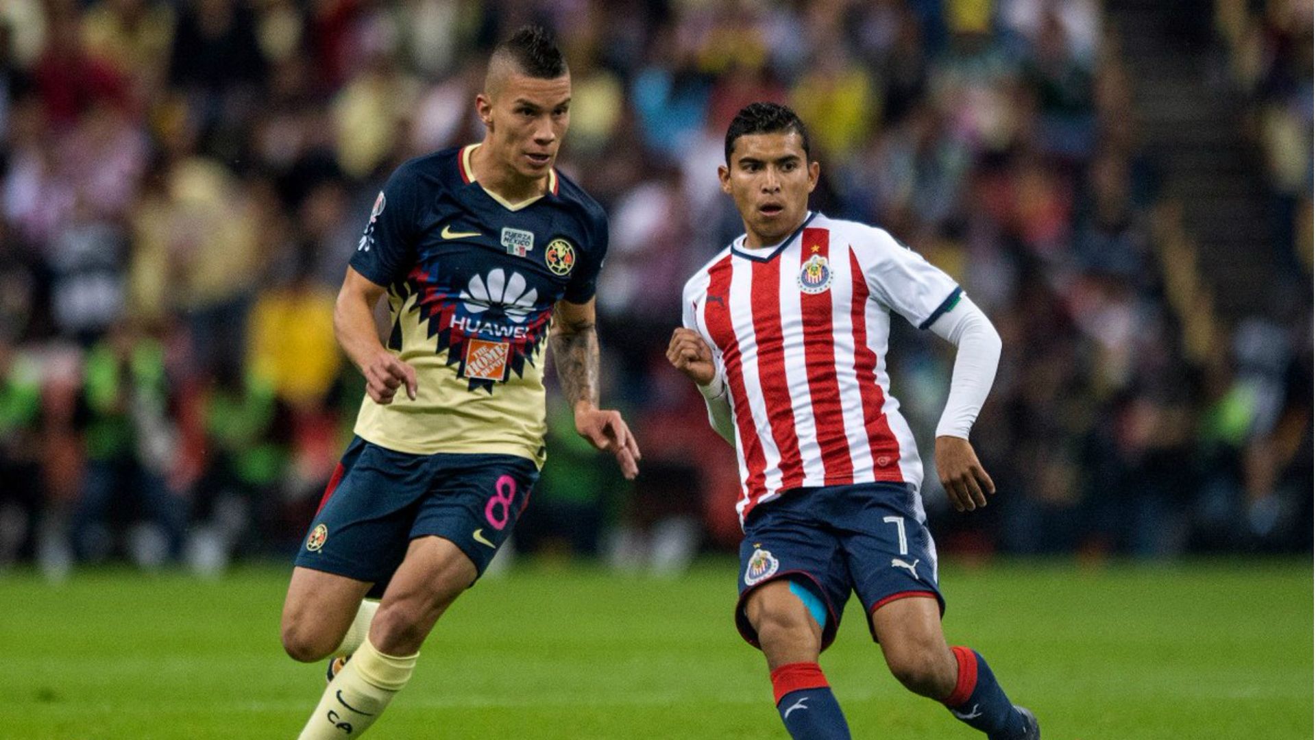 América Chivas Mateus Uribe Orbelin Pineda