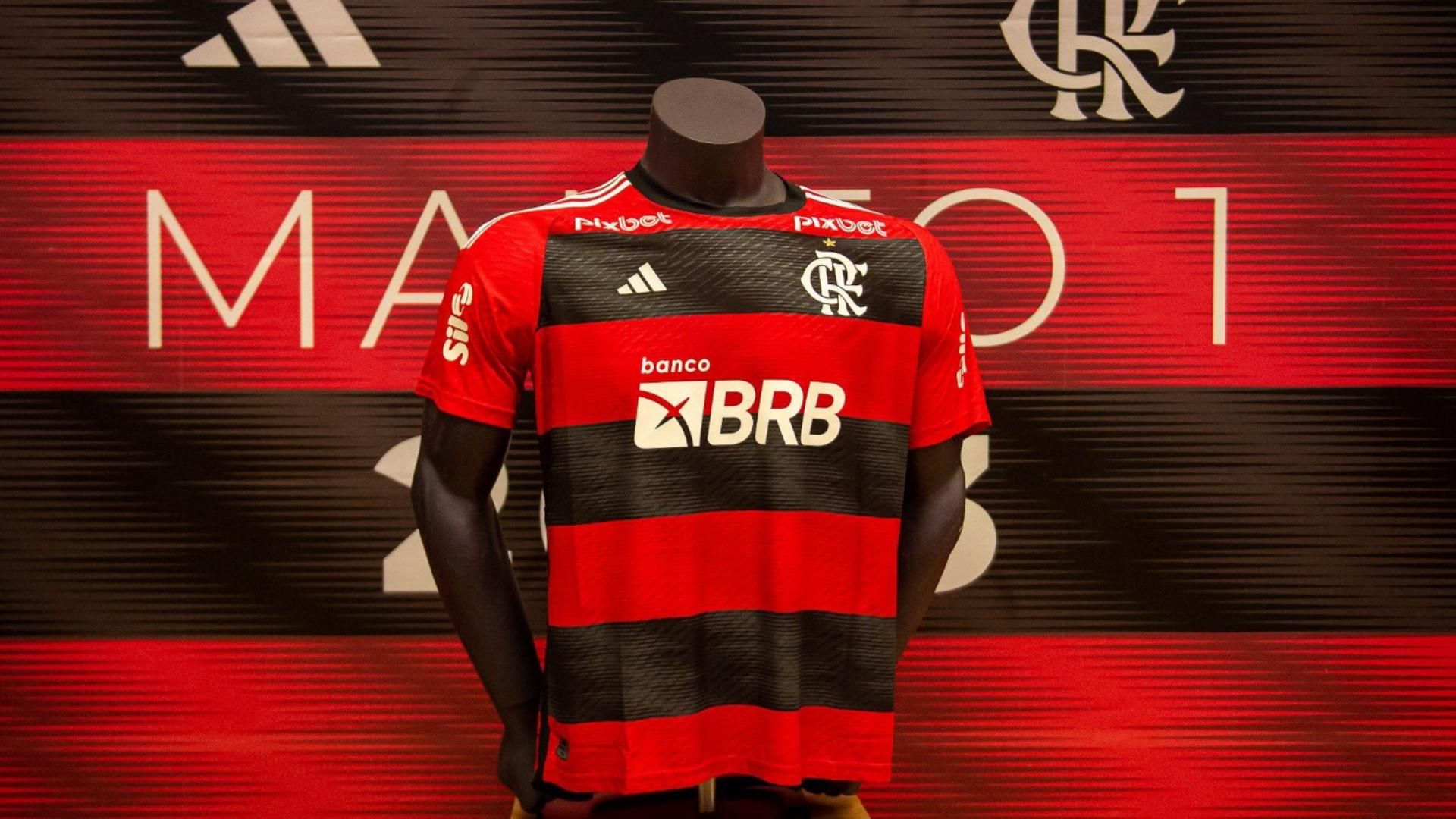 Nova camisa titular do Flamengo, 2023