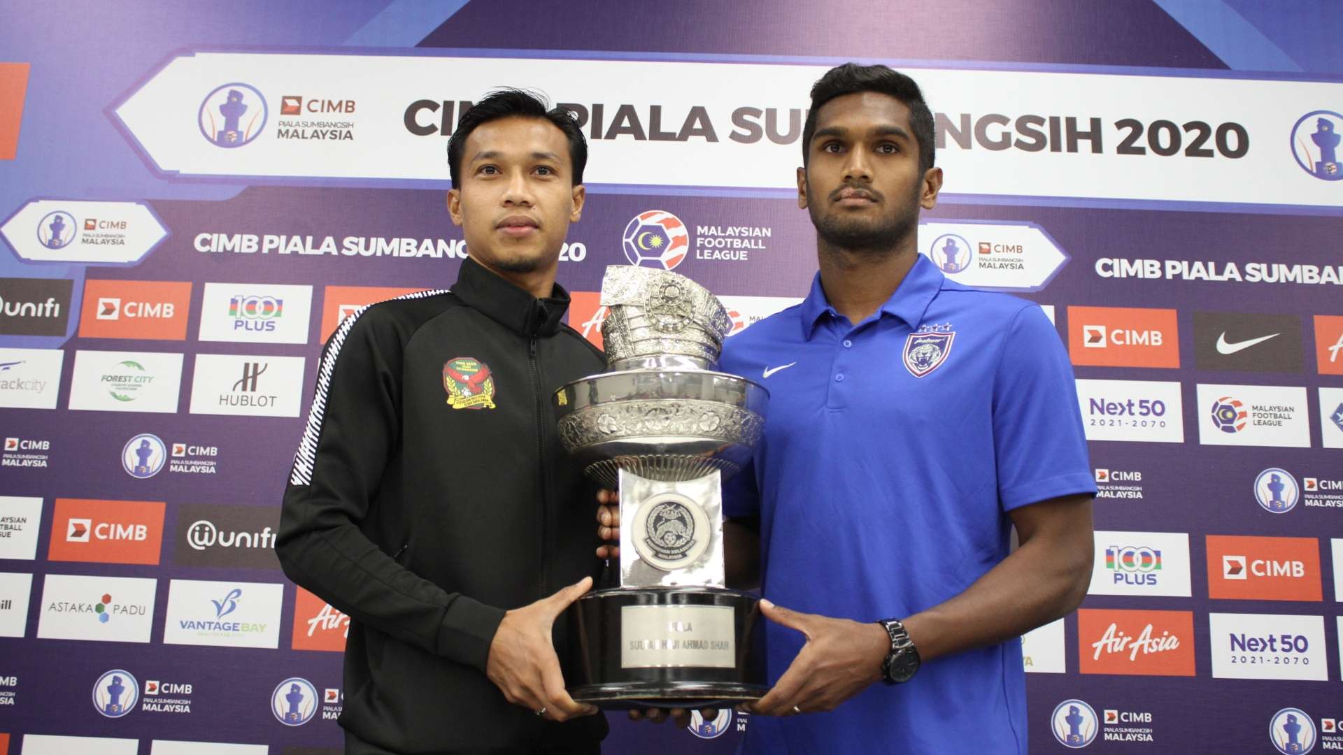 Hariss Harun, Baddrol Bakhtiar, Johor Darul Ta'zim v Kedah, Malaysia Super League, 27 Feb 2020