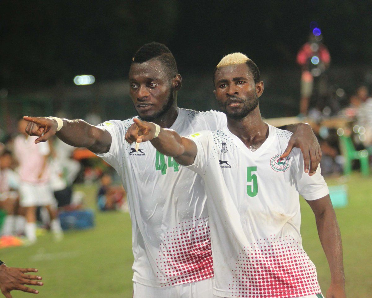 Stephane Bayi Kamo and Ansumana Kromah