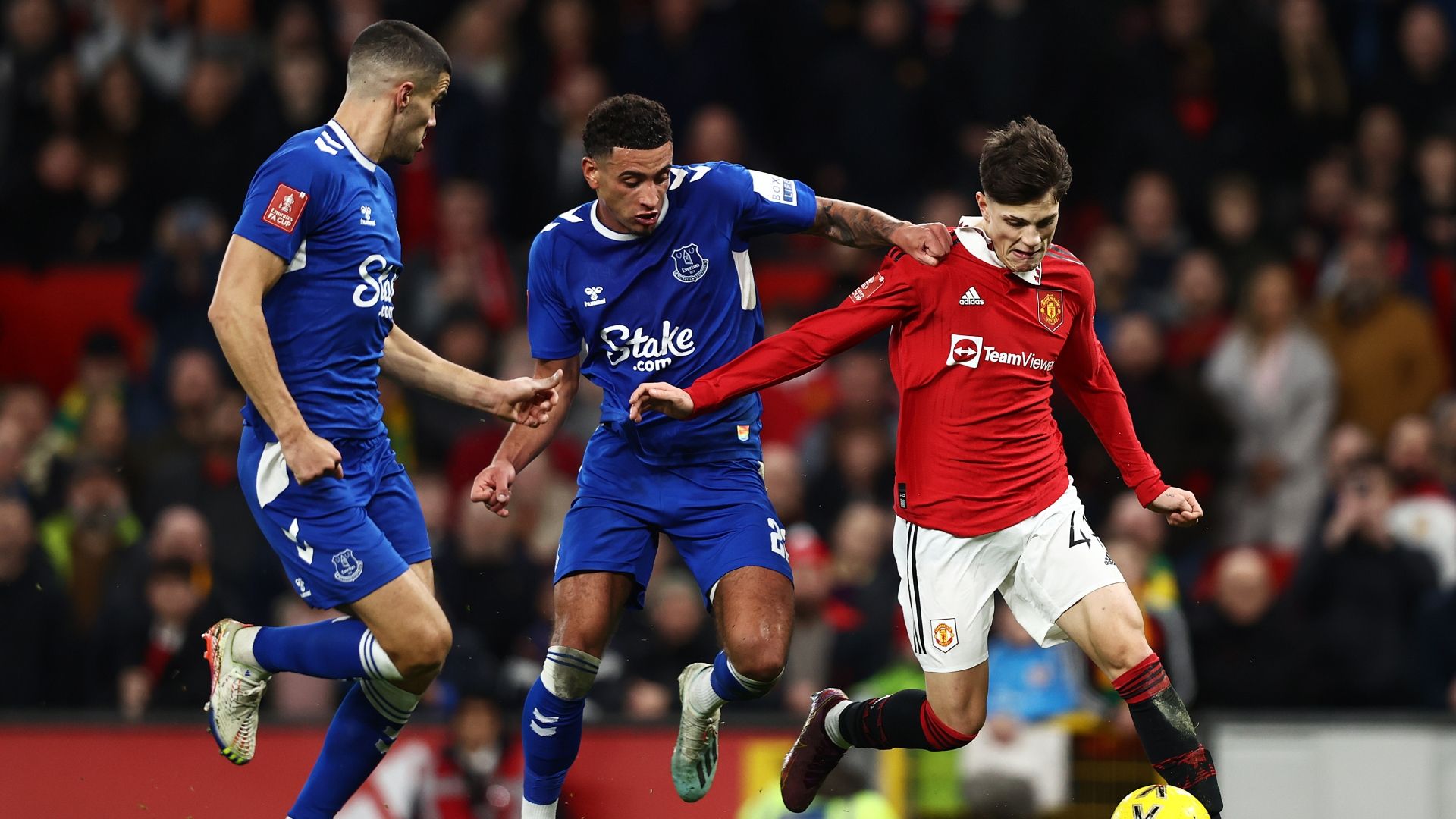 Alejandro Garnacho Manchester United Everton 2022-23