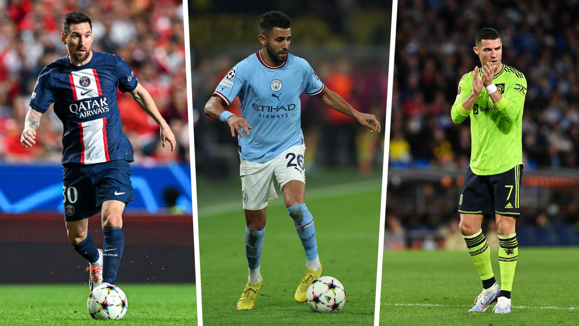 Ronaldo Messi Mahrez