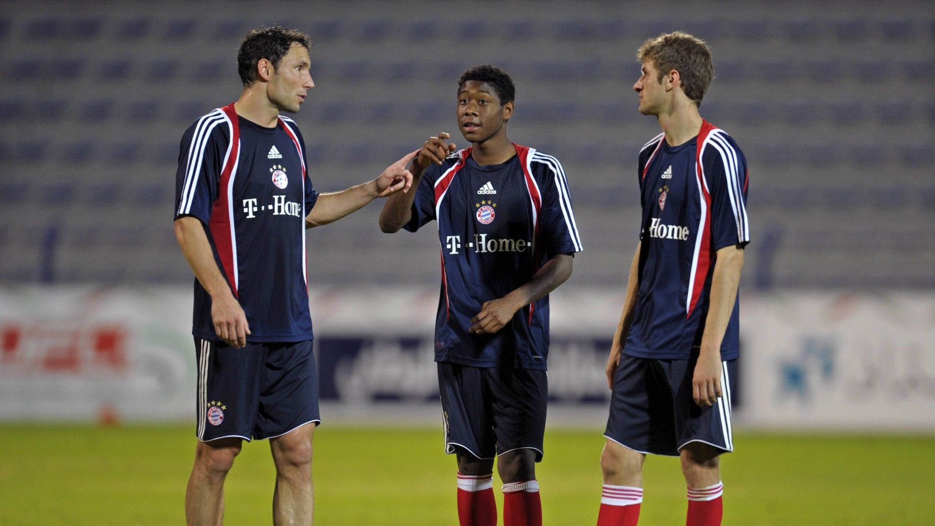 GER ONLY alaba van bommel müller fc bayern münchen