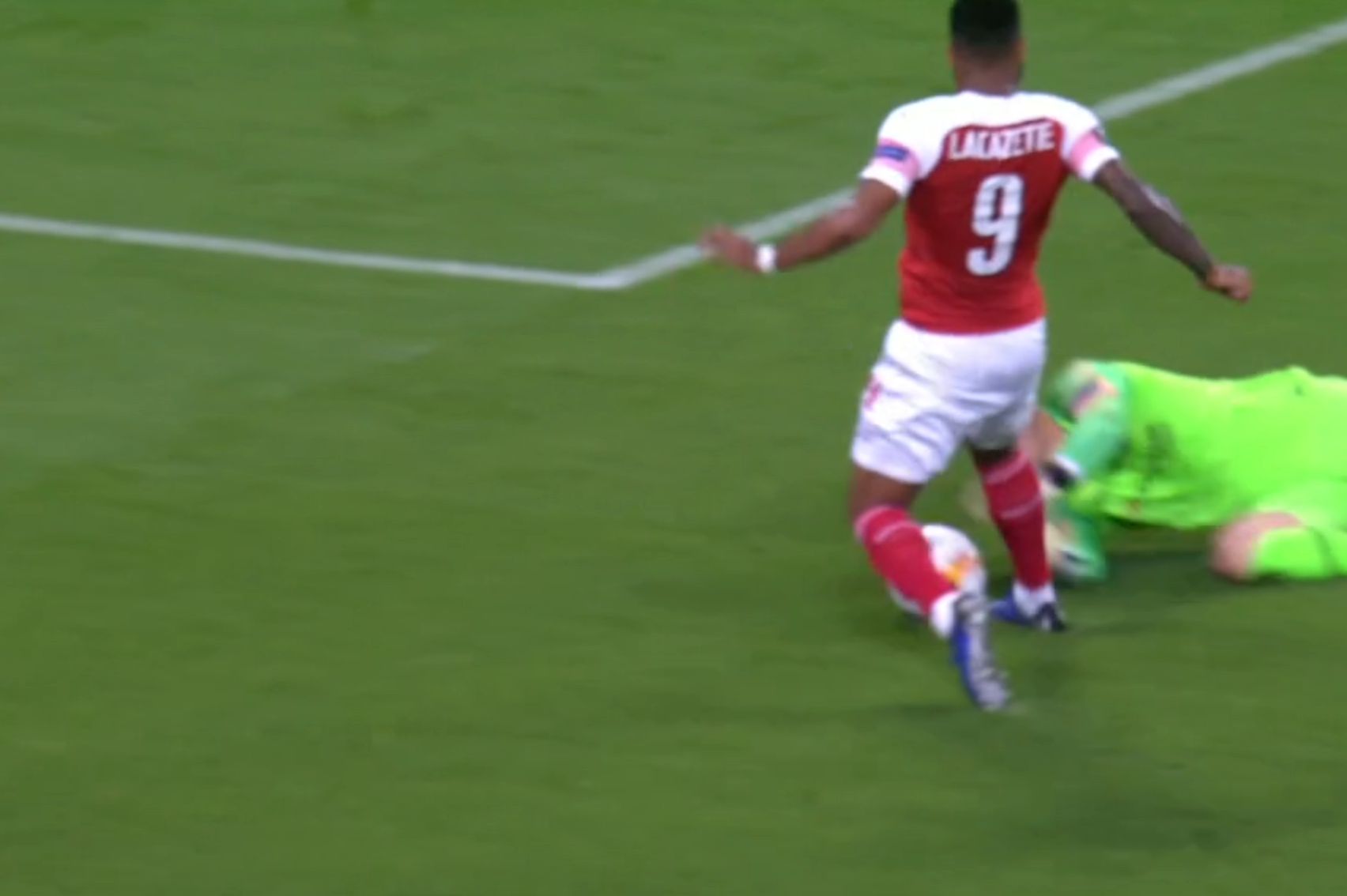 Lacazette Kepa Chelsea Arsenal Europa League