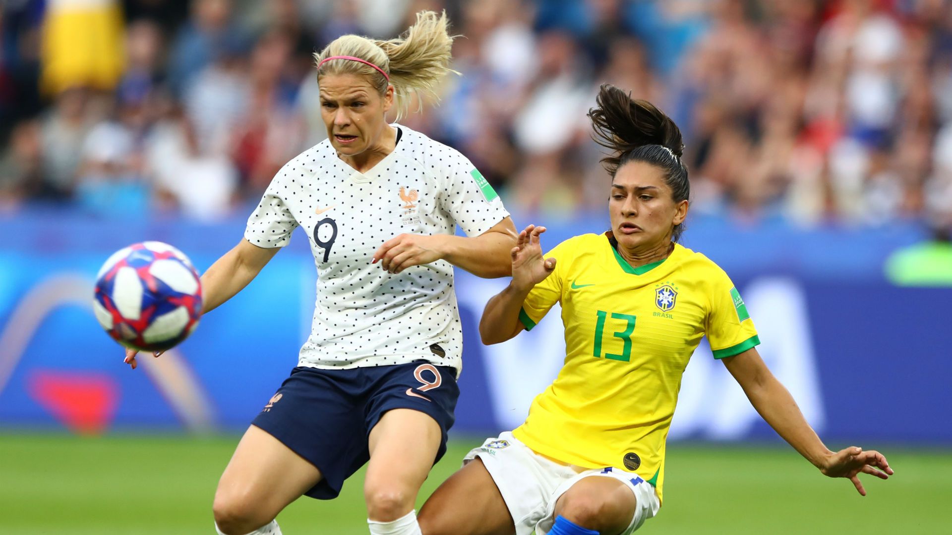 Eugenie Le Sommer France Brazil World Cup Women 23062019