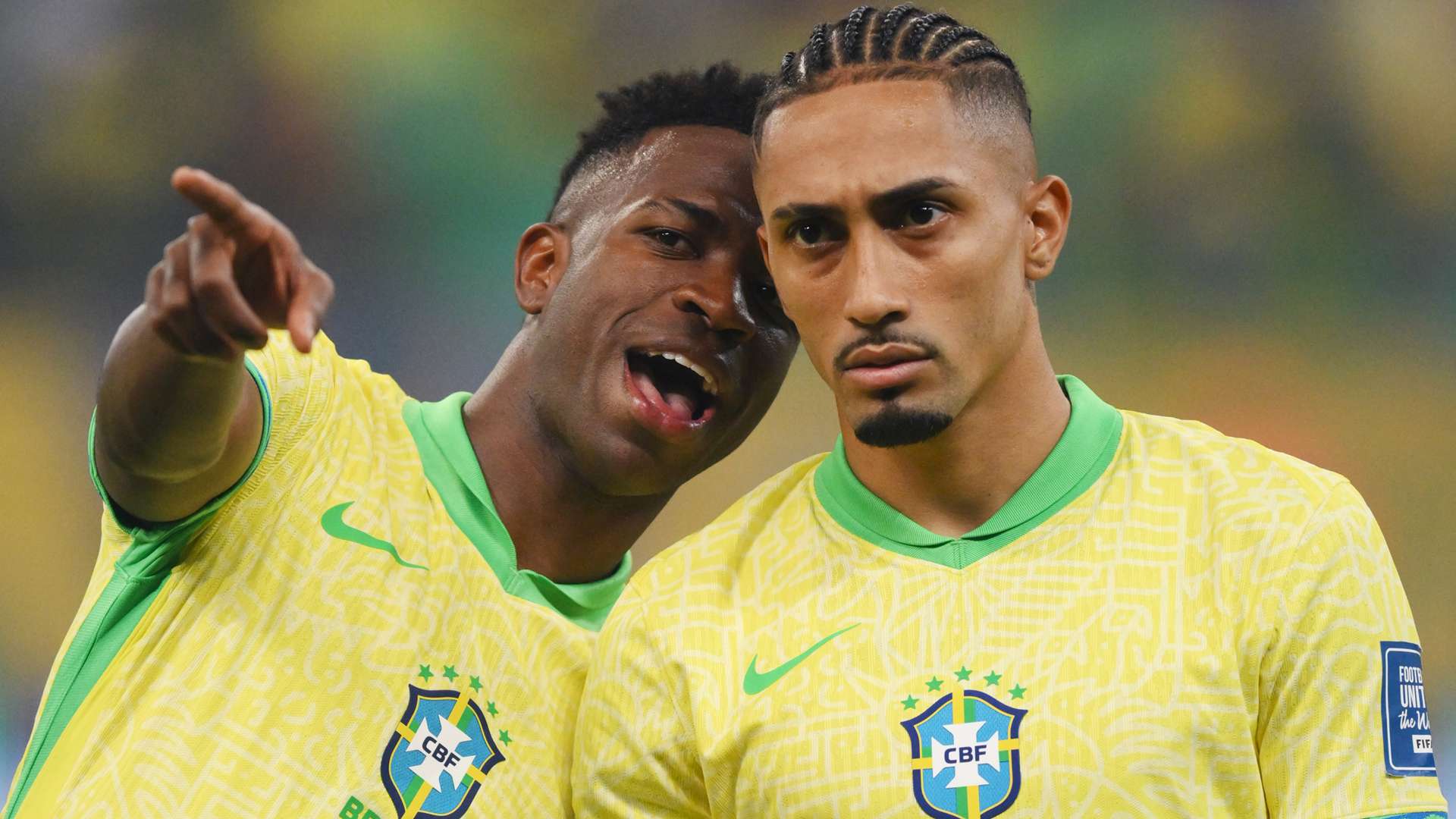 Raphinha Vinicius Junior Brazil