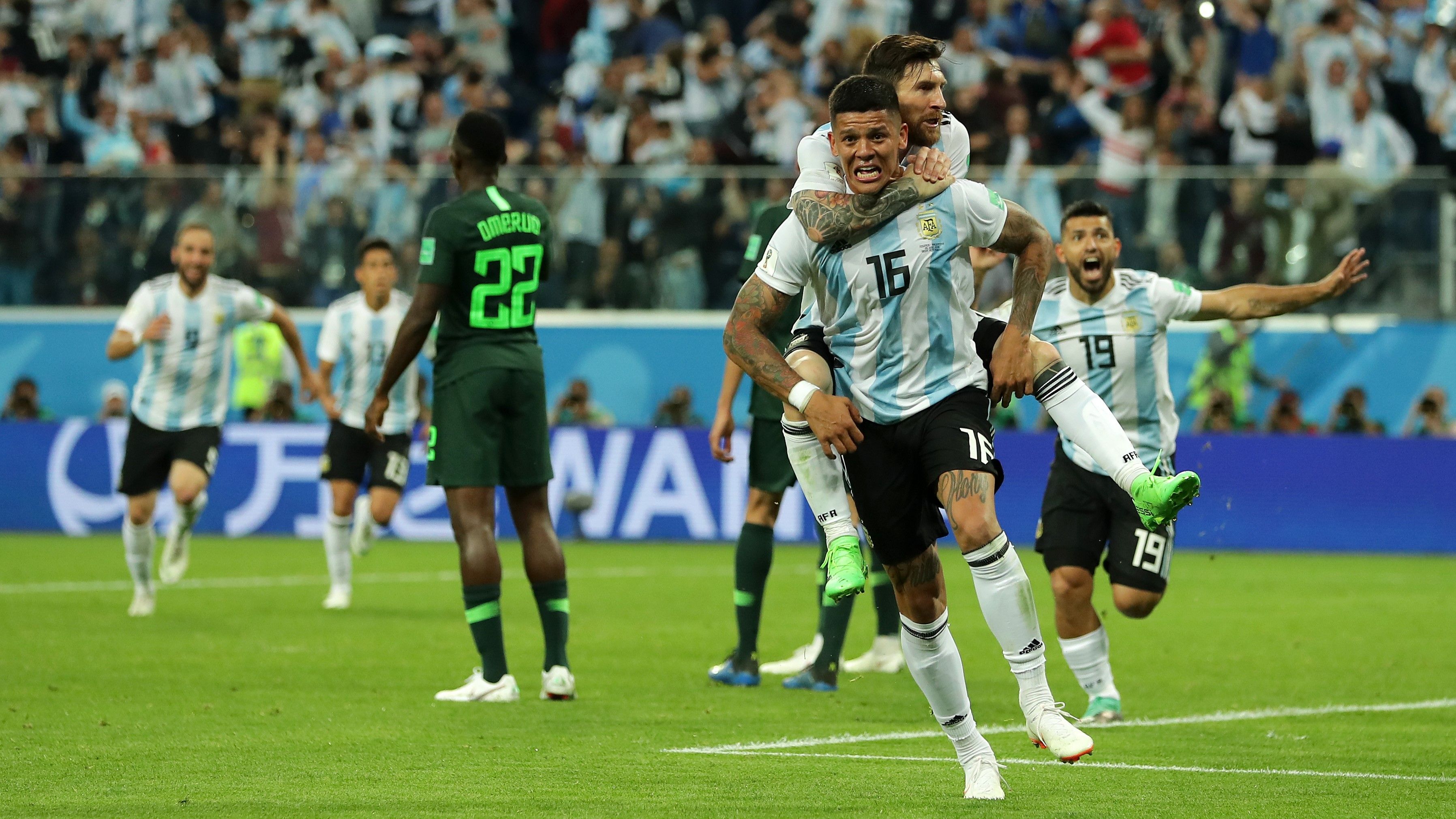 Marcos Rojo Nigeria Argentina 26062018