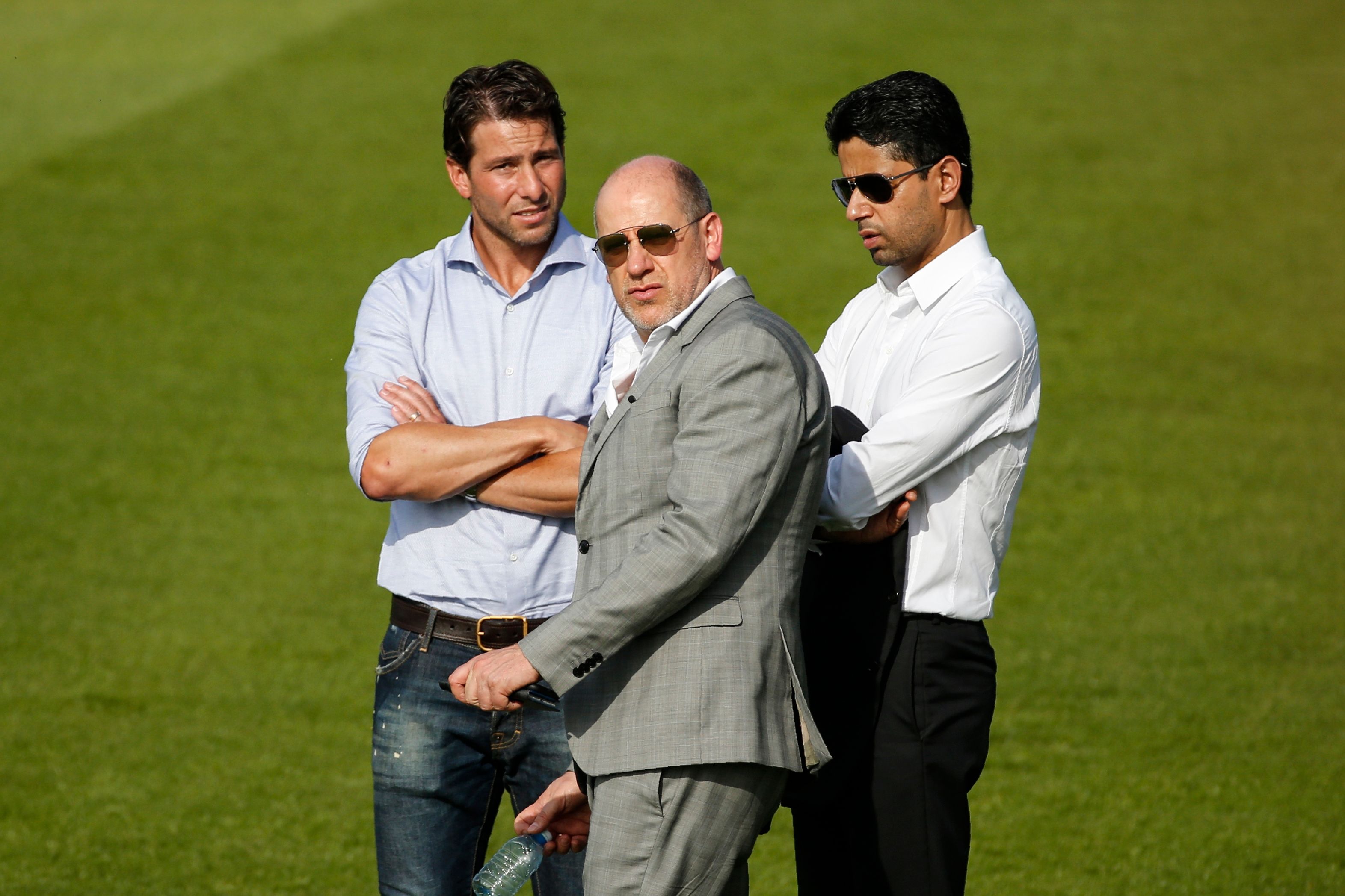 Antero Henrique - Maxwell - Nasser Al-Khelaifi - PSG