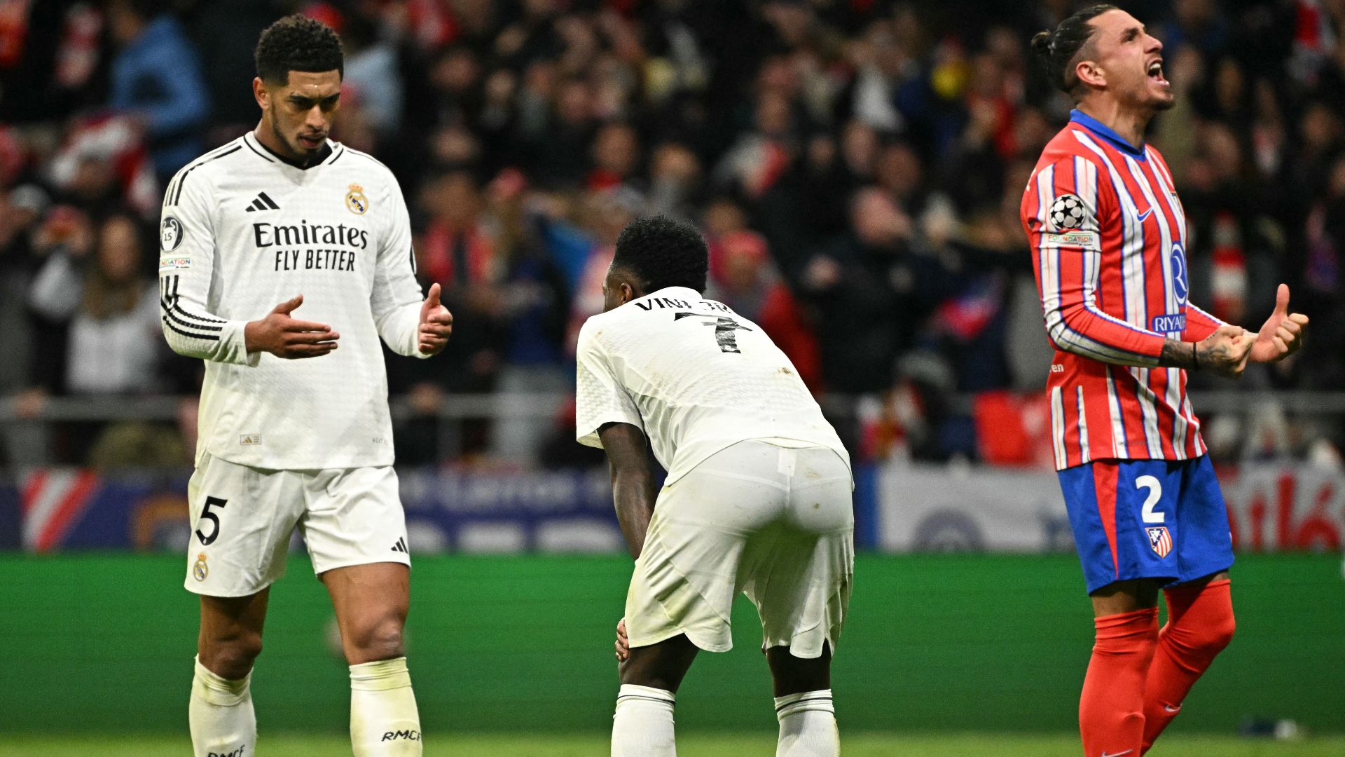 Jude Bellingham Vinicius Jr Atletico Madrid Real Madrid 12_03_2025