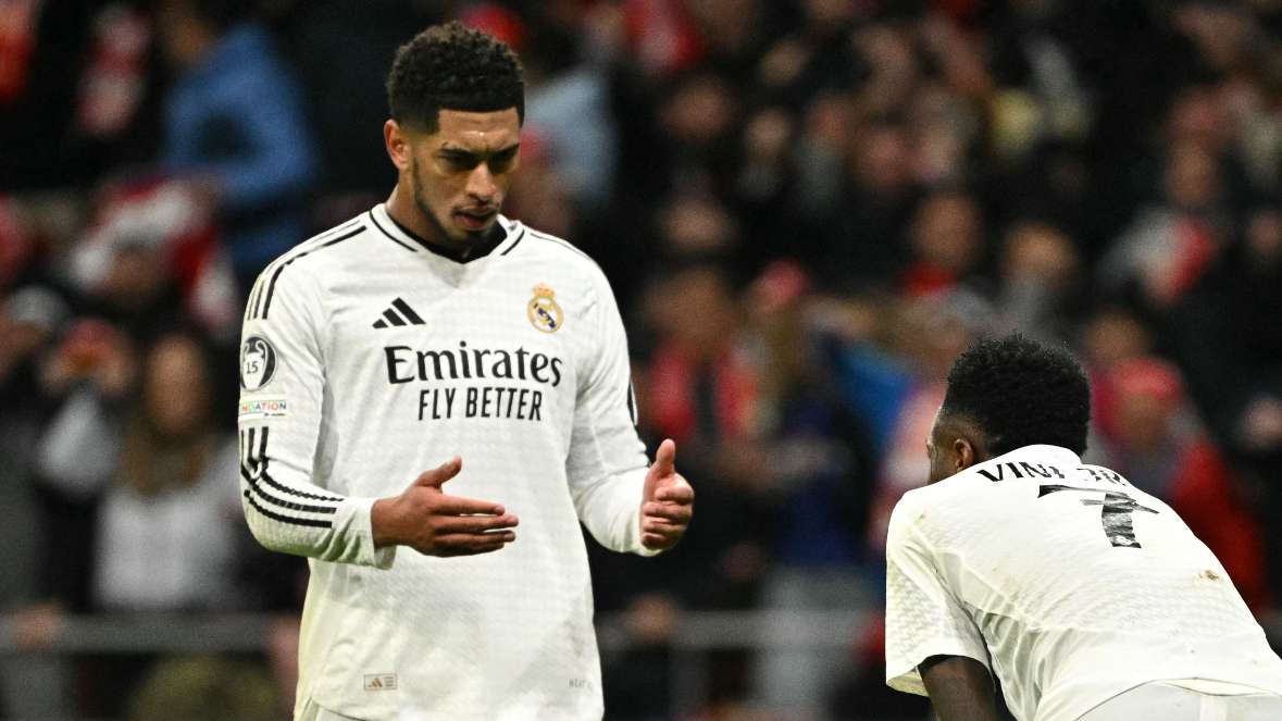 Jude Bellingham Vinicius Jr Atletico Madrid Real Madrid 12_03_2025