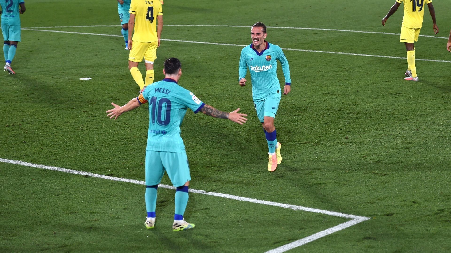 Messi Griezmann Villarreal Barcelona LaLiga