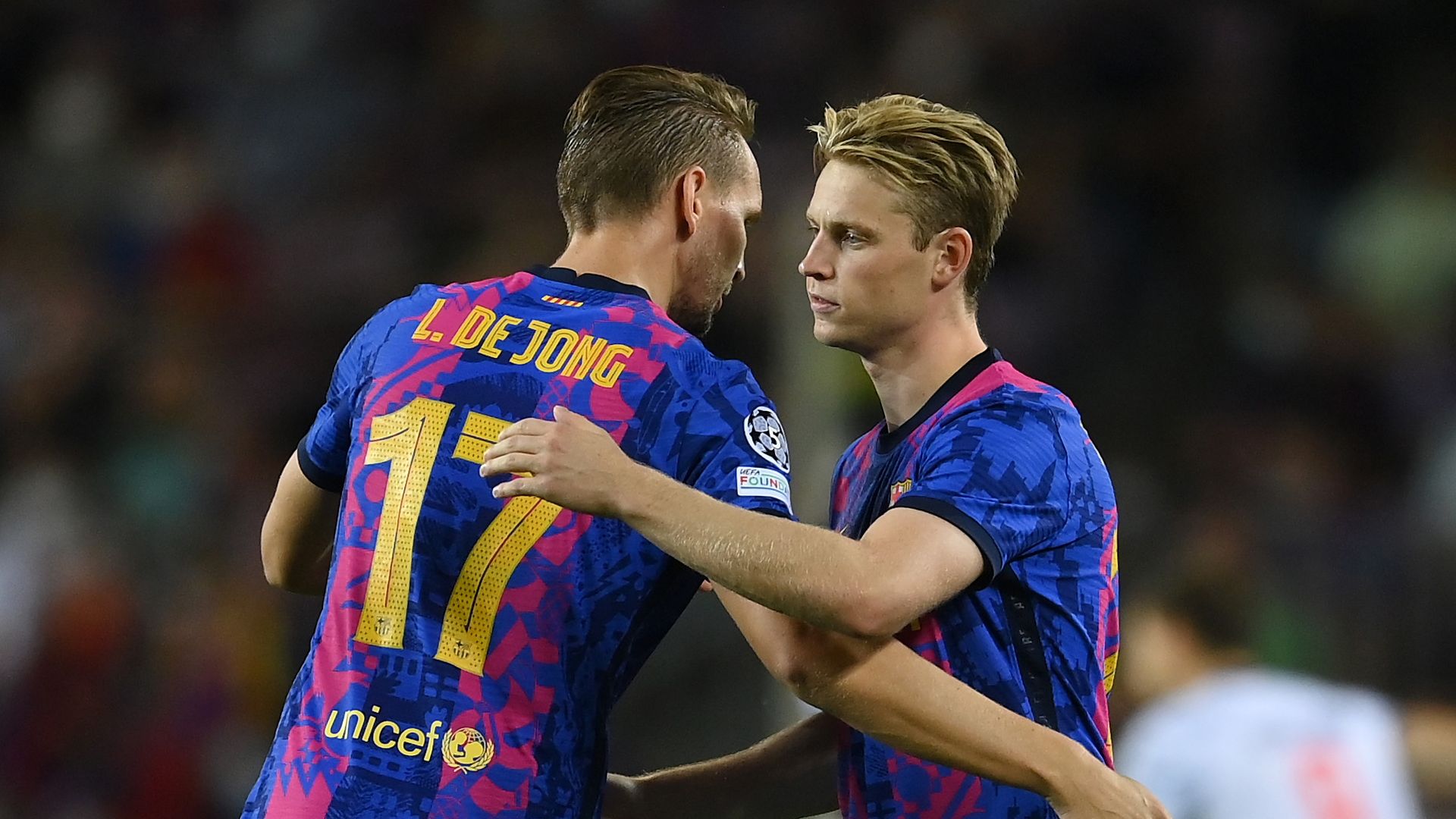 Luuk y Frenkie De Jong, Barcelona
