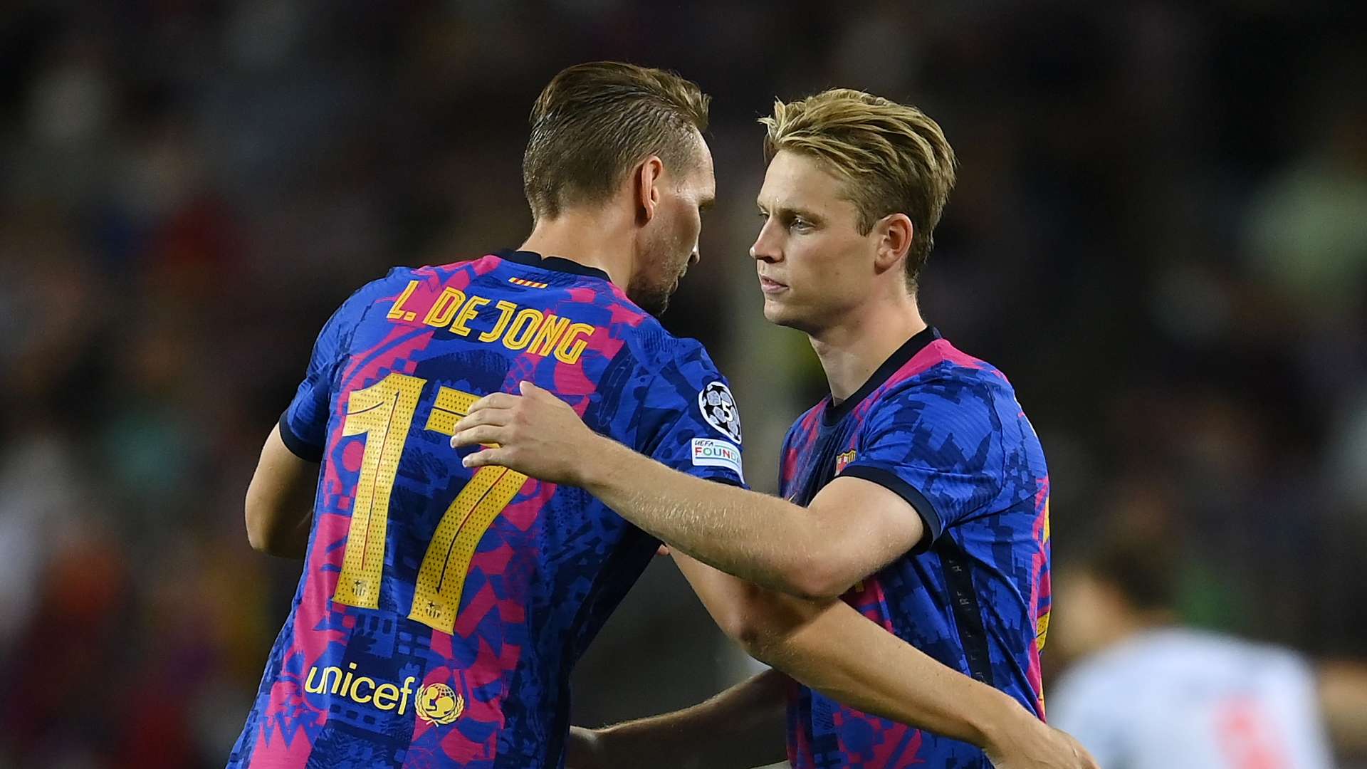 Luuk y Frenkie De Jong, Barcelona