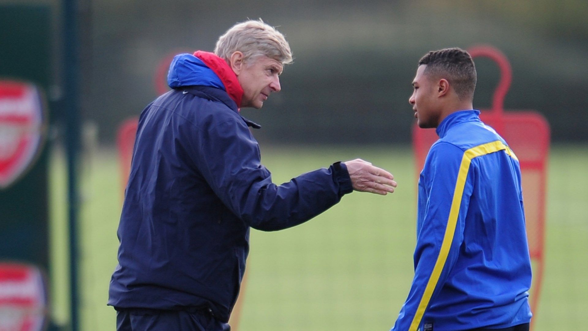 Serge Gnabry Arsene Wenger Arsenal 2013