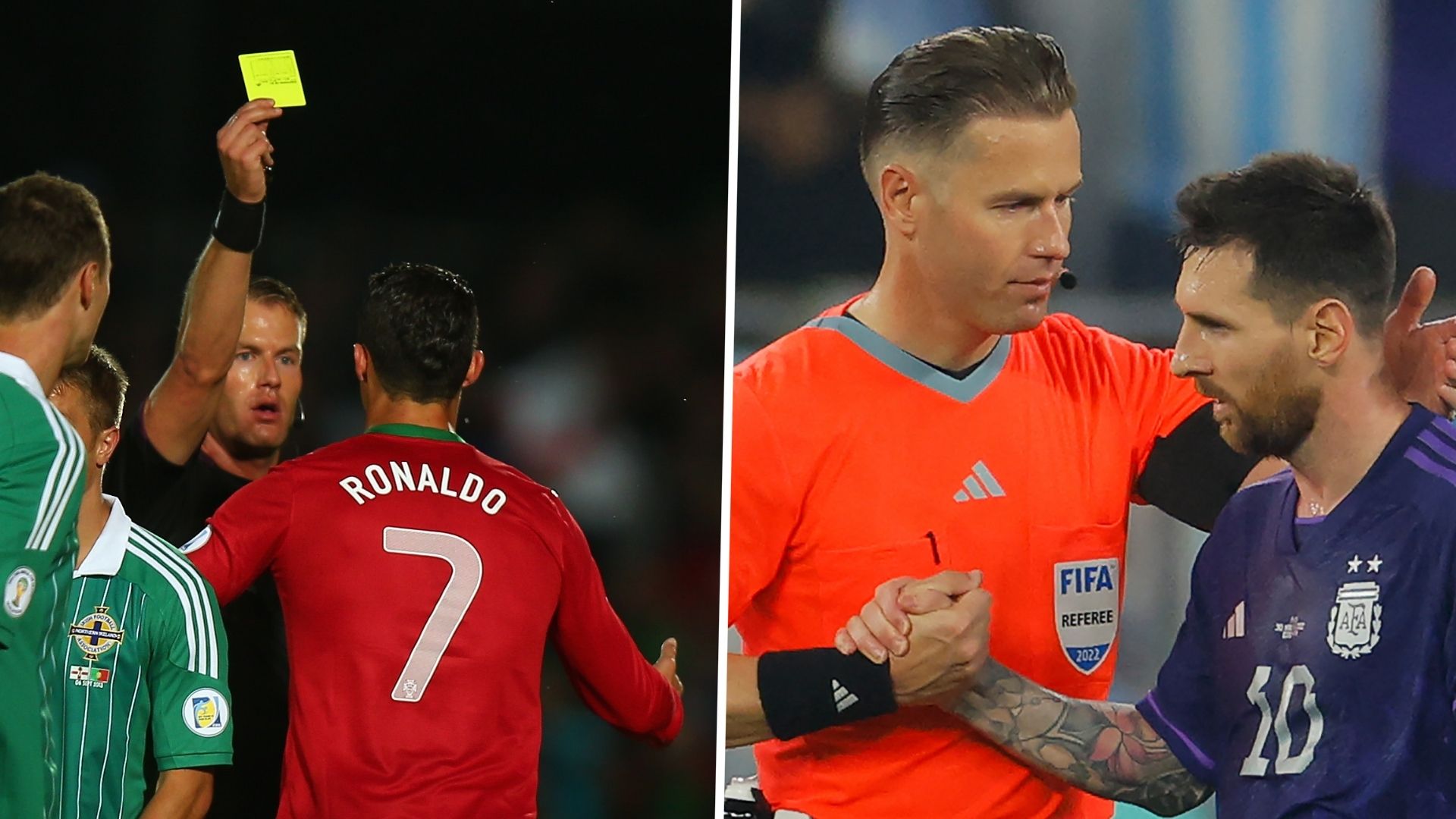 Danny Makkelie, Lionel Messi, Cristiano Ronaldo GFX