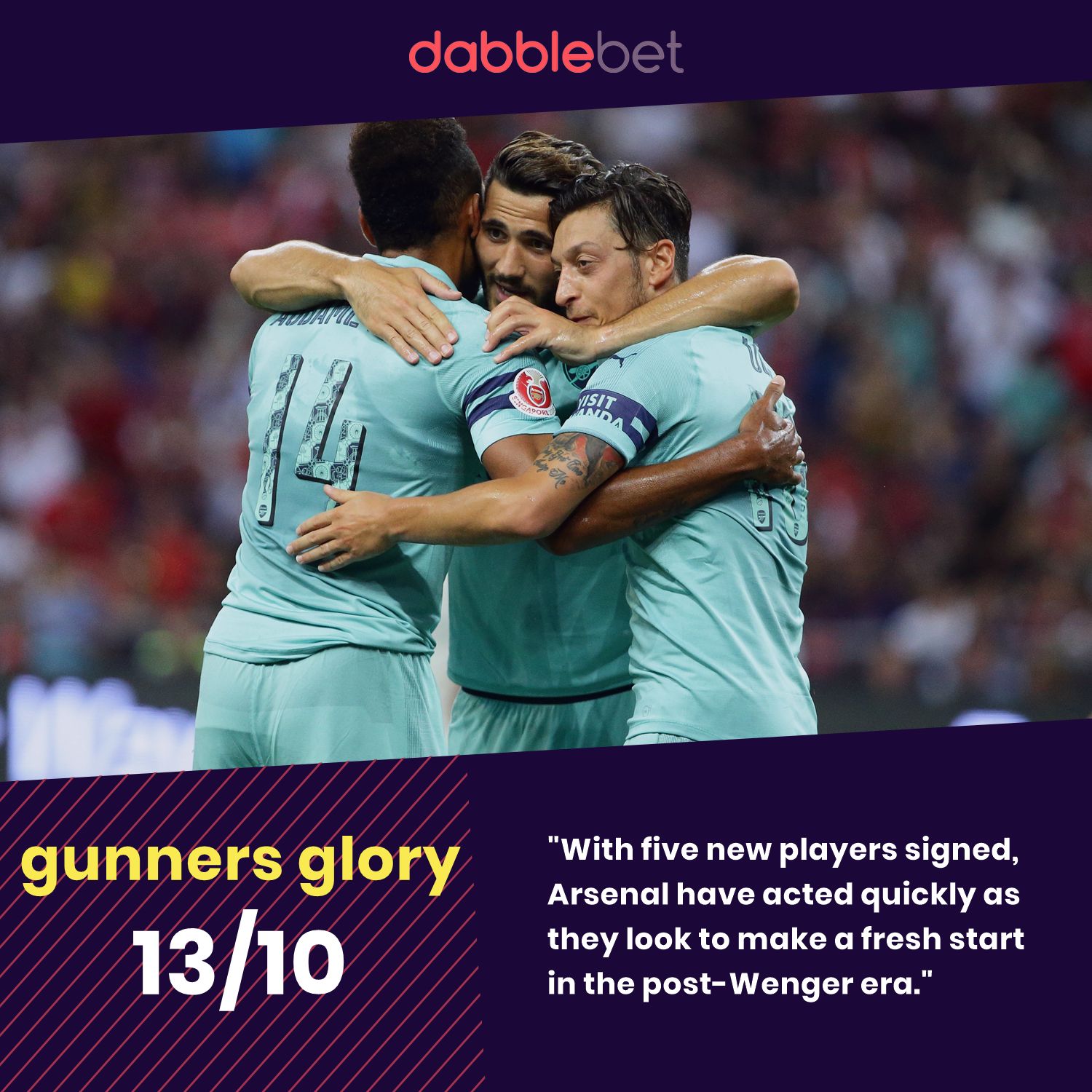 Arsenal Chelsea ICC graphic