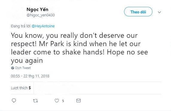 Antoine Hey Park Hang-seo