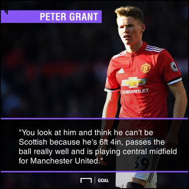 Scott McTominay Scottish doubts Peter Grant