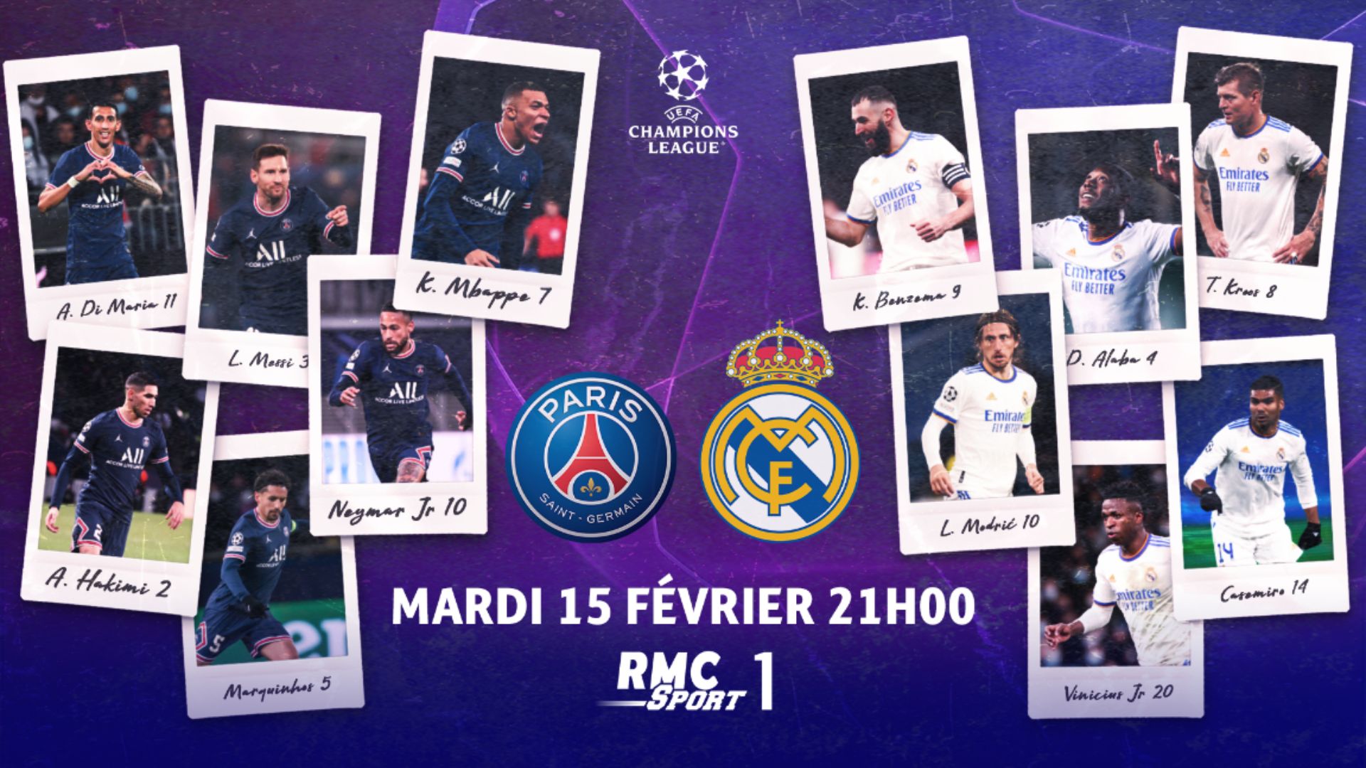 PSG Real Madrid RMC Sports